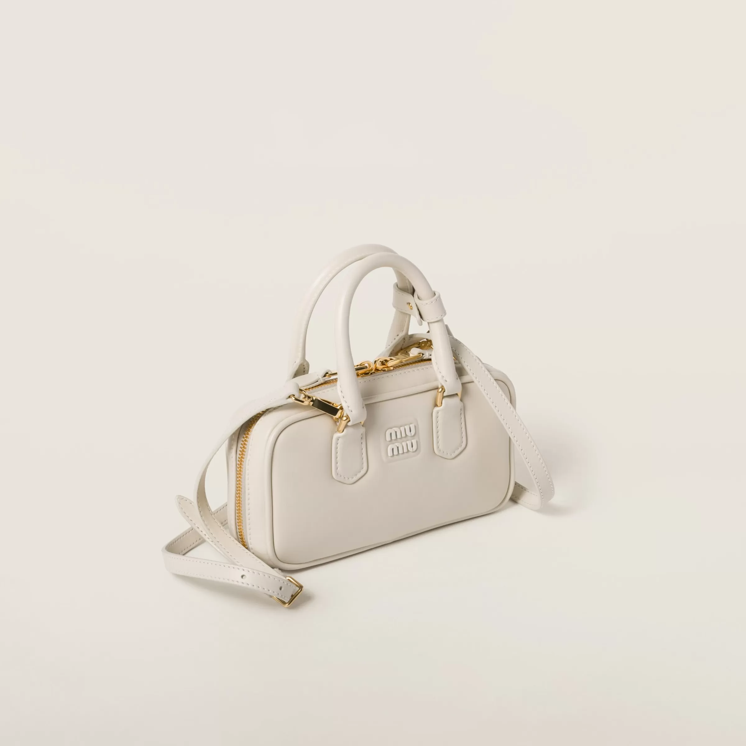 Arcadie leather mini-bag>Miu Miu Discount