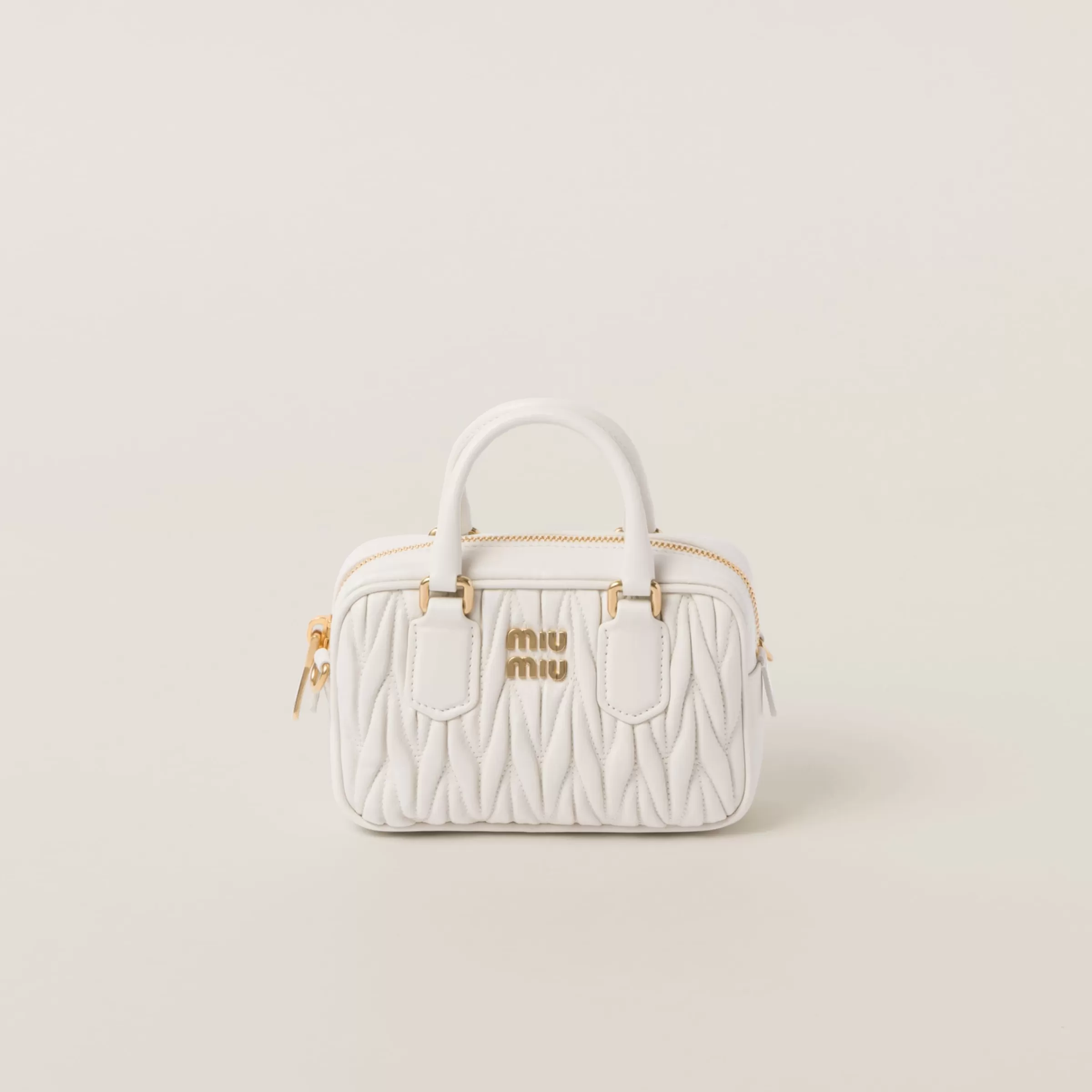 Arcadie Matelassé nappa leather mini-bag>Miu Miu Cheap