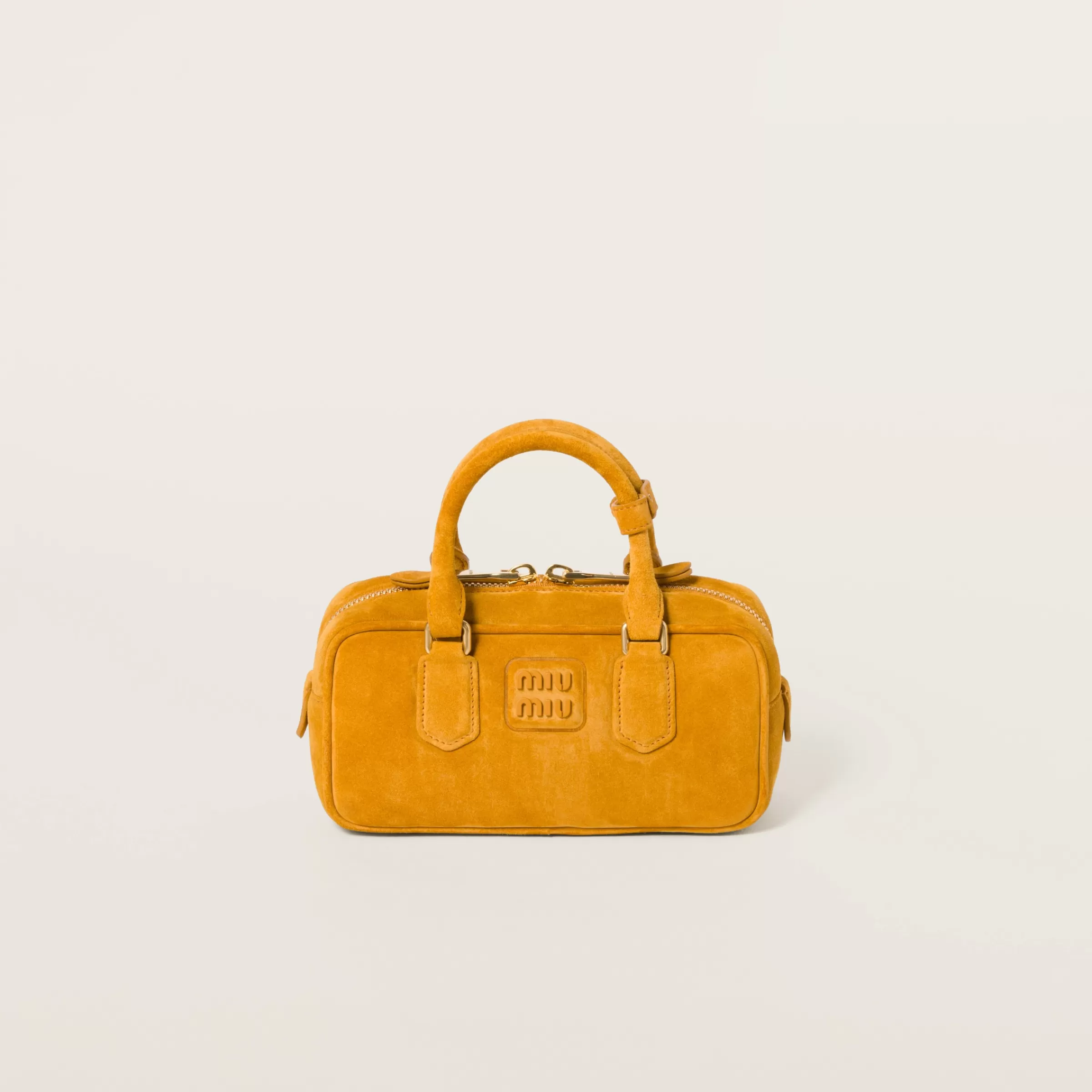 Arcadie padded suede top-handle bag>Miu Miu Fashion