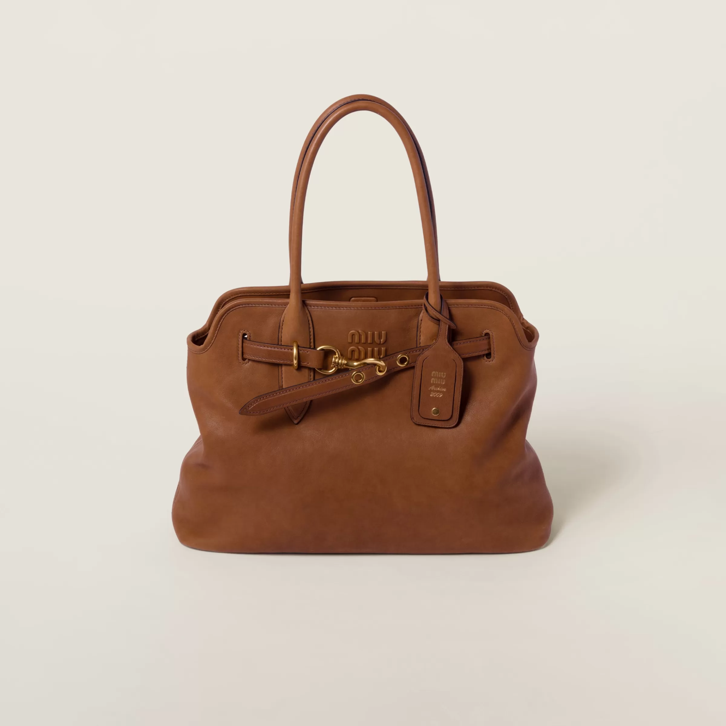 Aventure nappa leather bag>Miu Miu Clearance