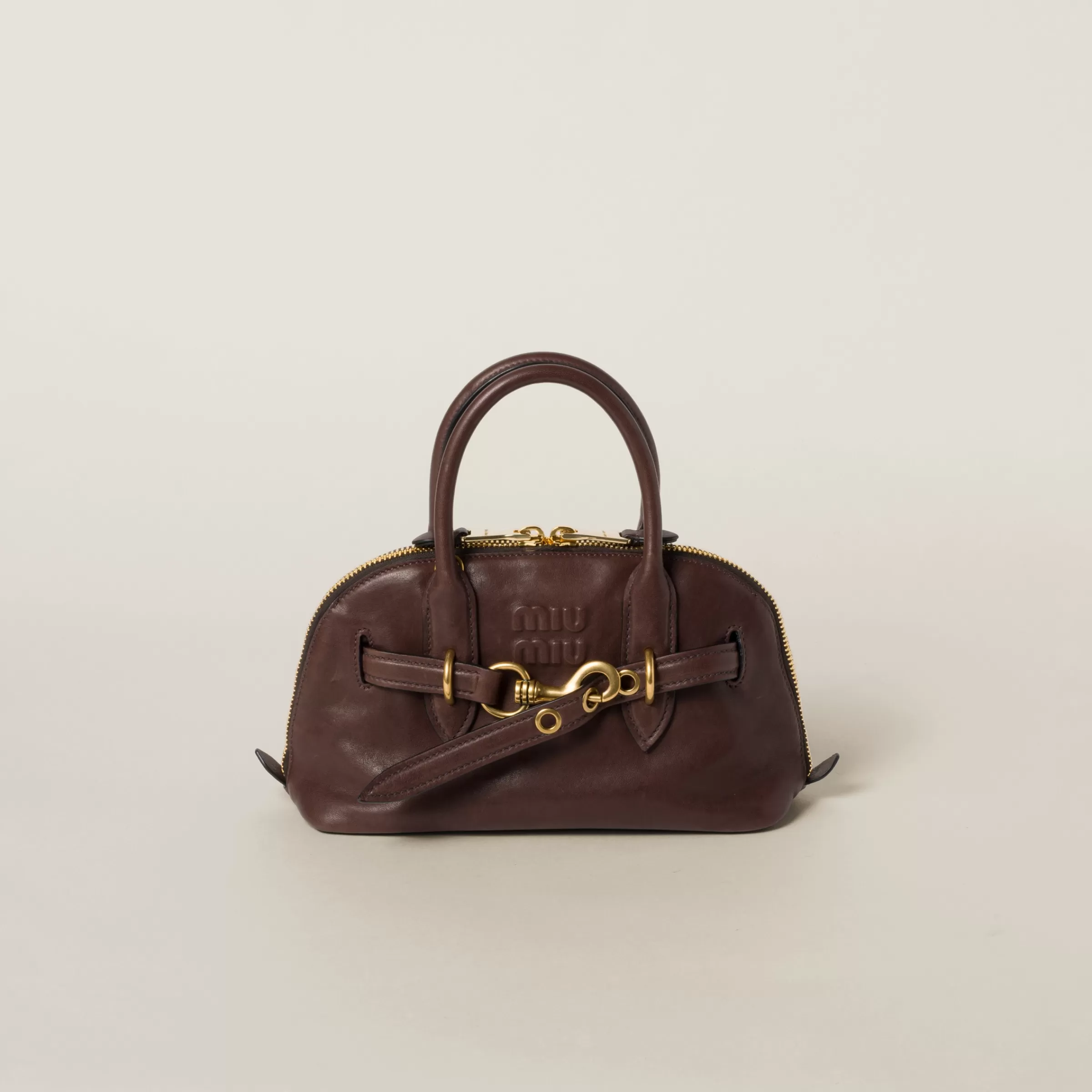 Aventure nappa leather top-handle bag>Miu Miu Store