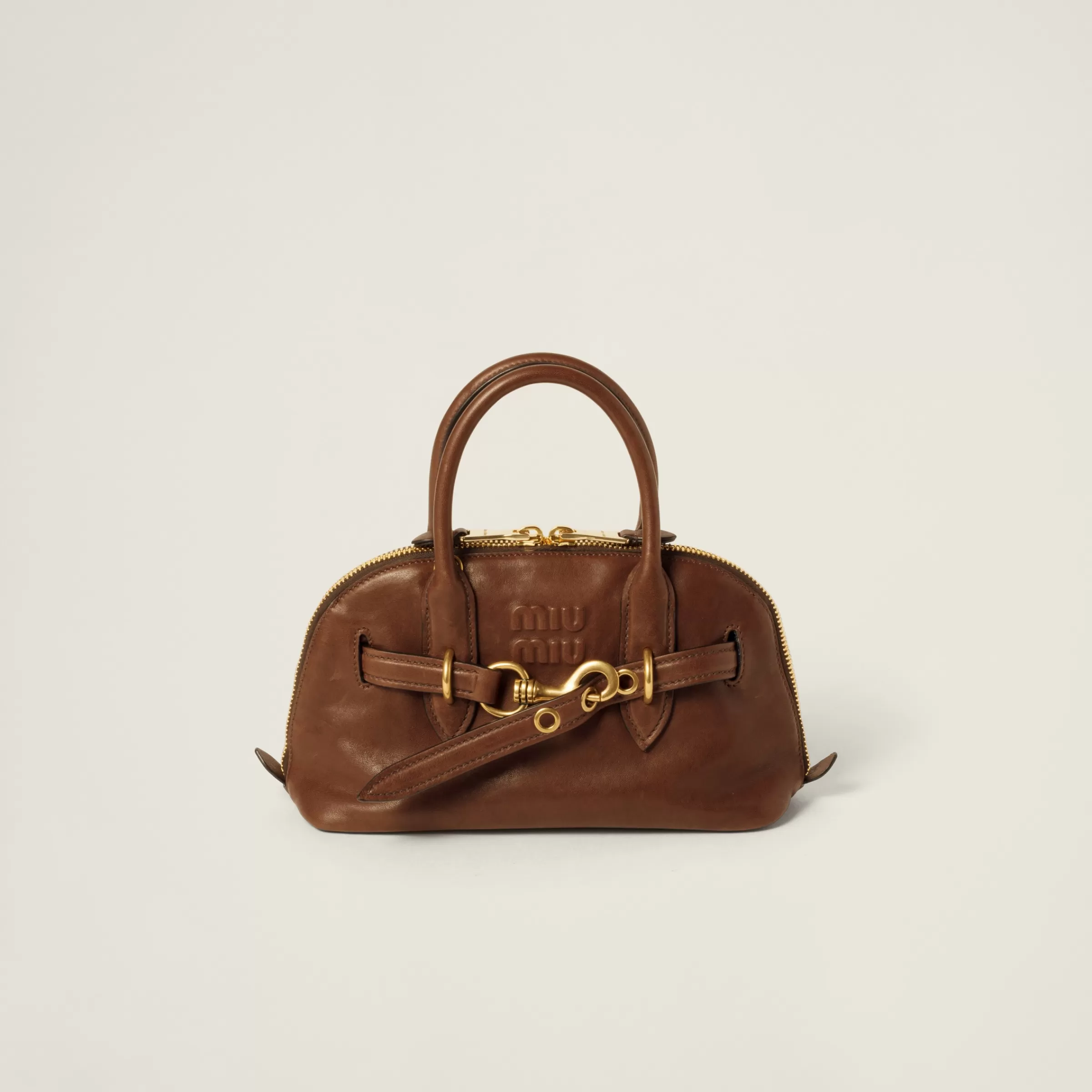 Aventure nappa leather top-handle bag>Miu Miu Flash Sale