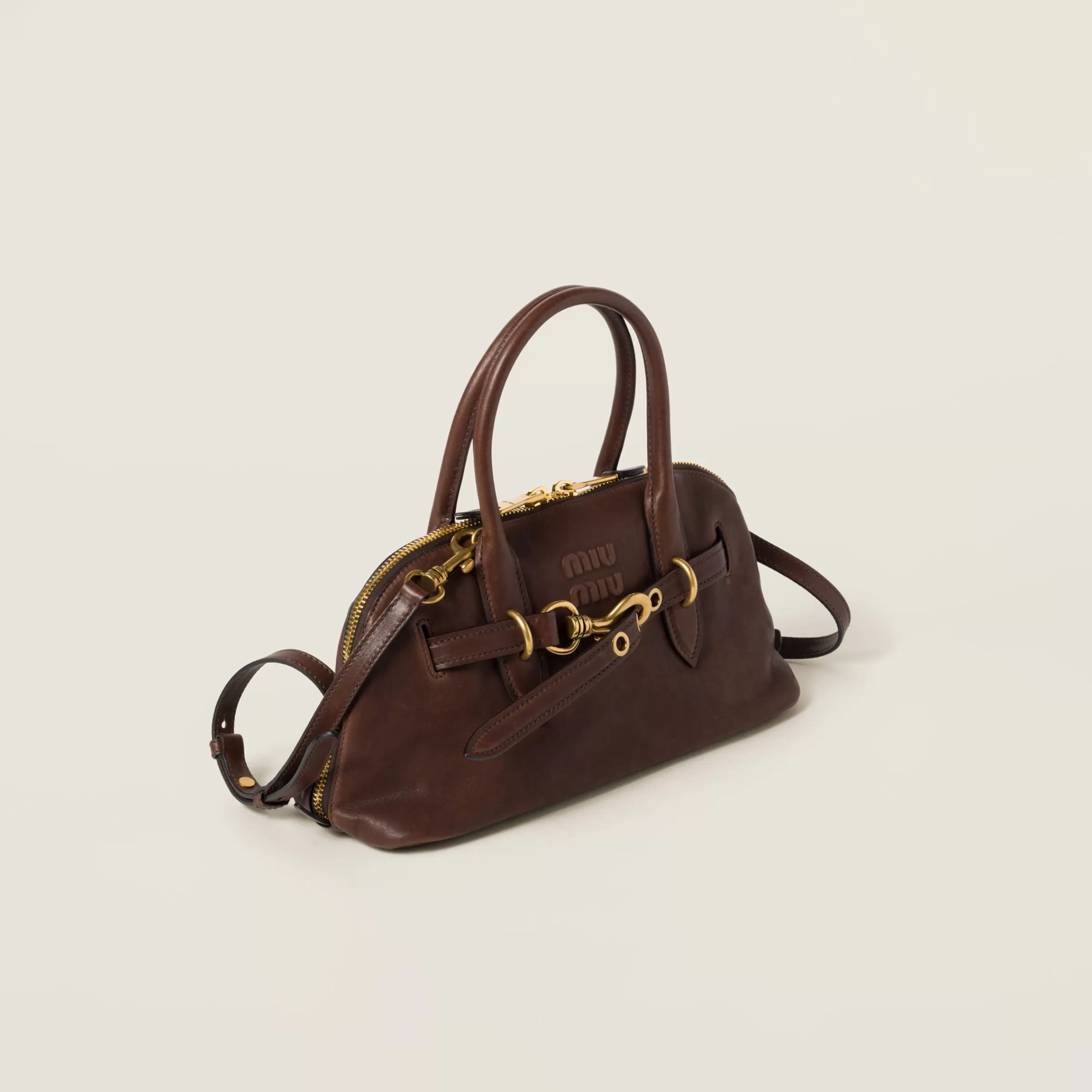 Aventure nappa leather top-handle bag>Miu Miu Sale