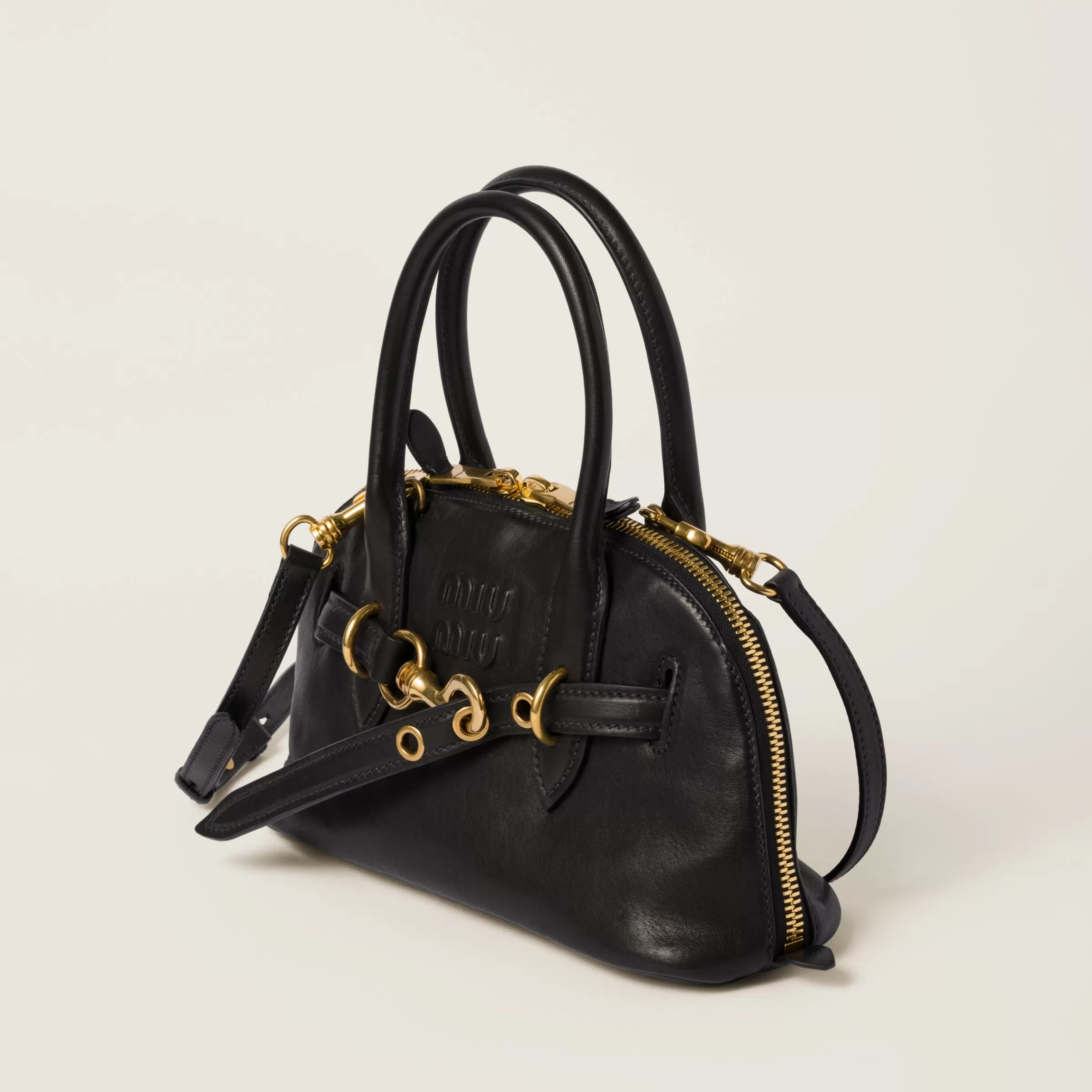 Aventure nappa leather top-handle bag>Miu Miu Clearance