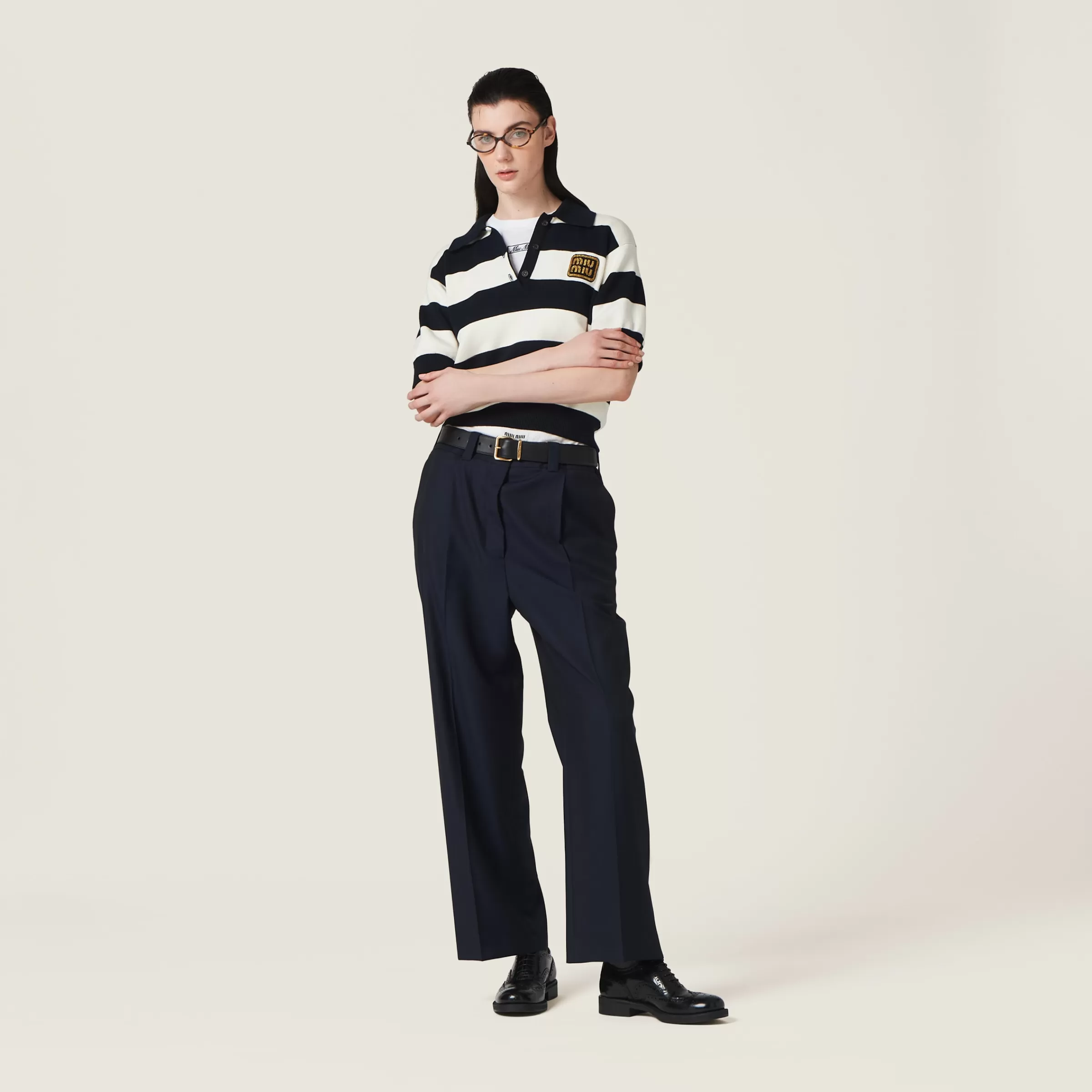 Batavia pants>Miu Miu Sale