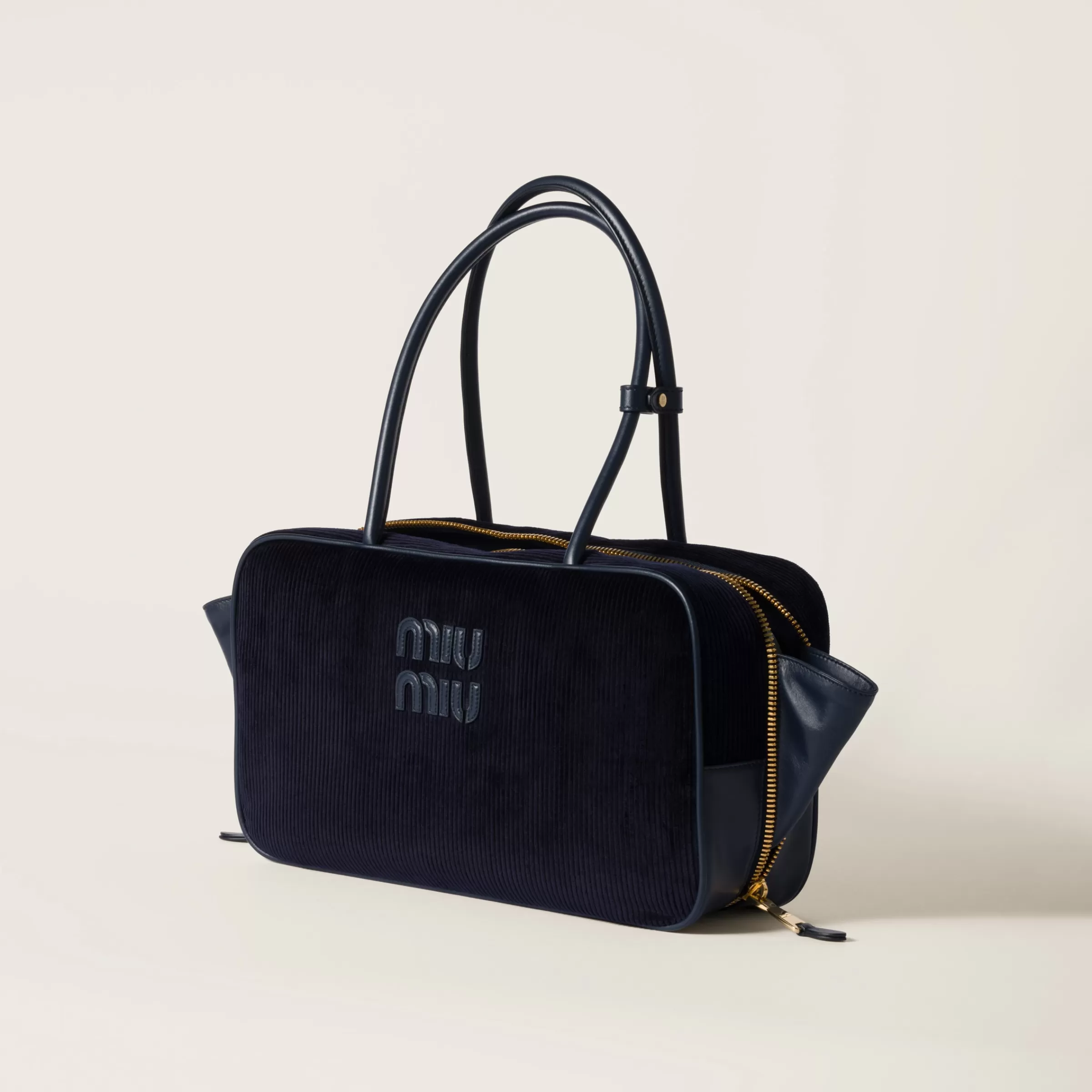 Beau corduroy top-handle bag>Miu Miu Sale