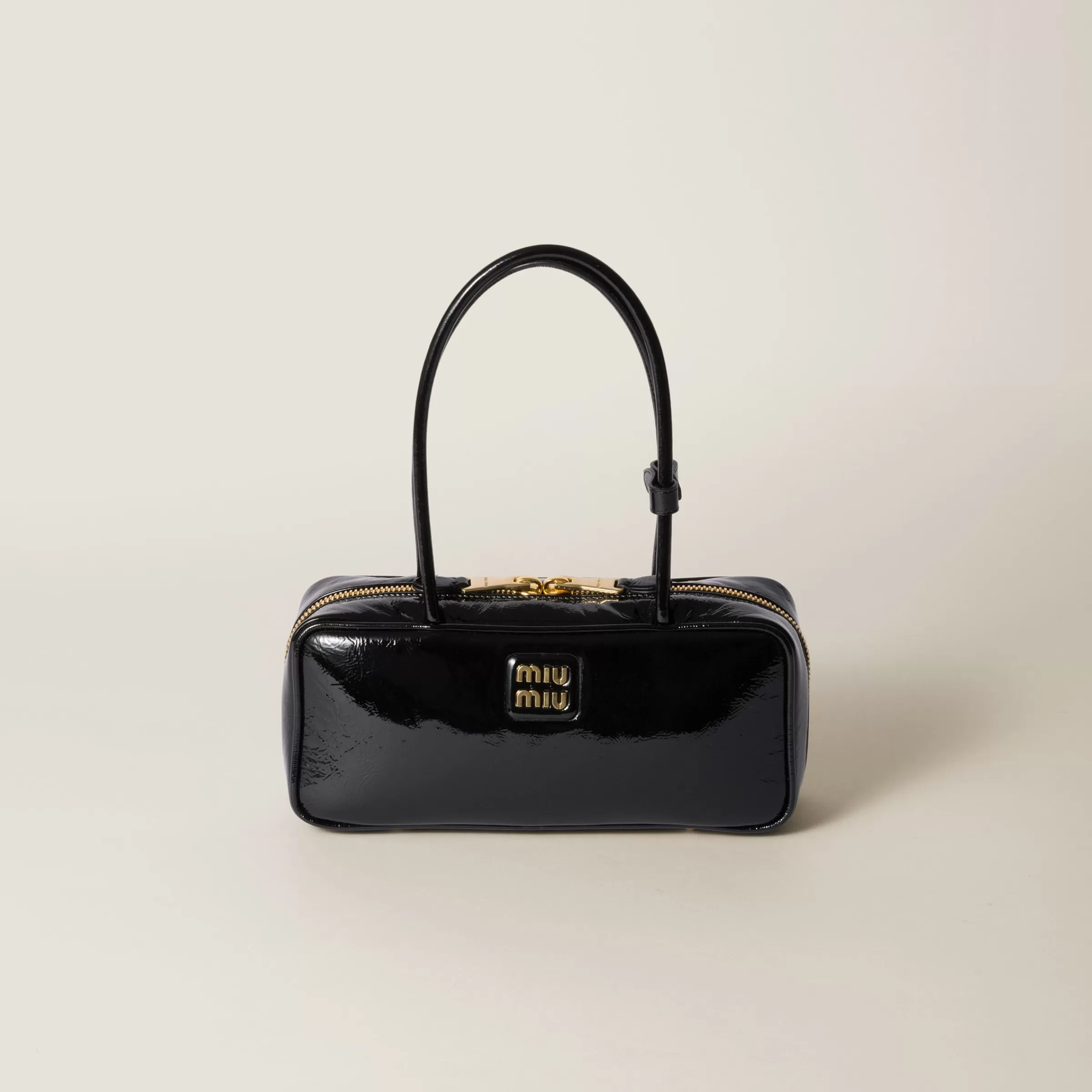 Beau naplak patent leather bag>Miu Miu Best