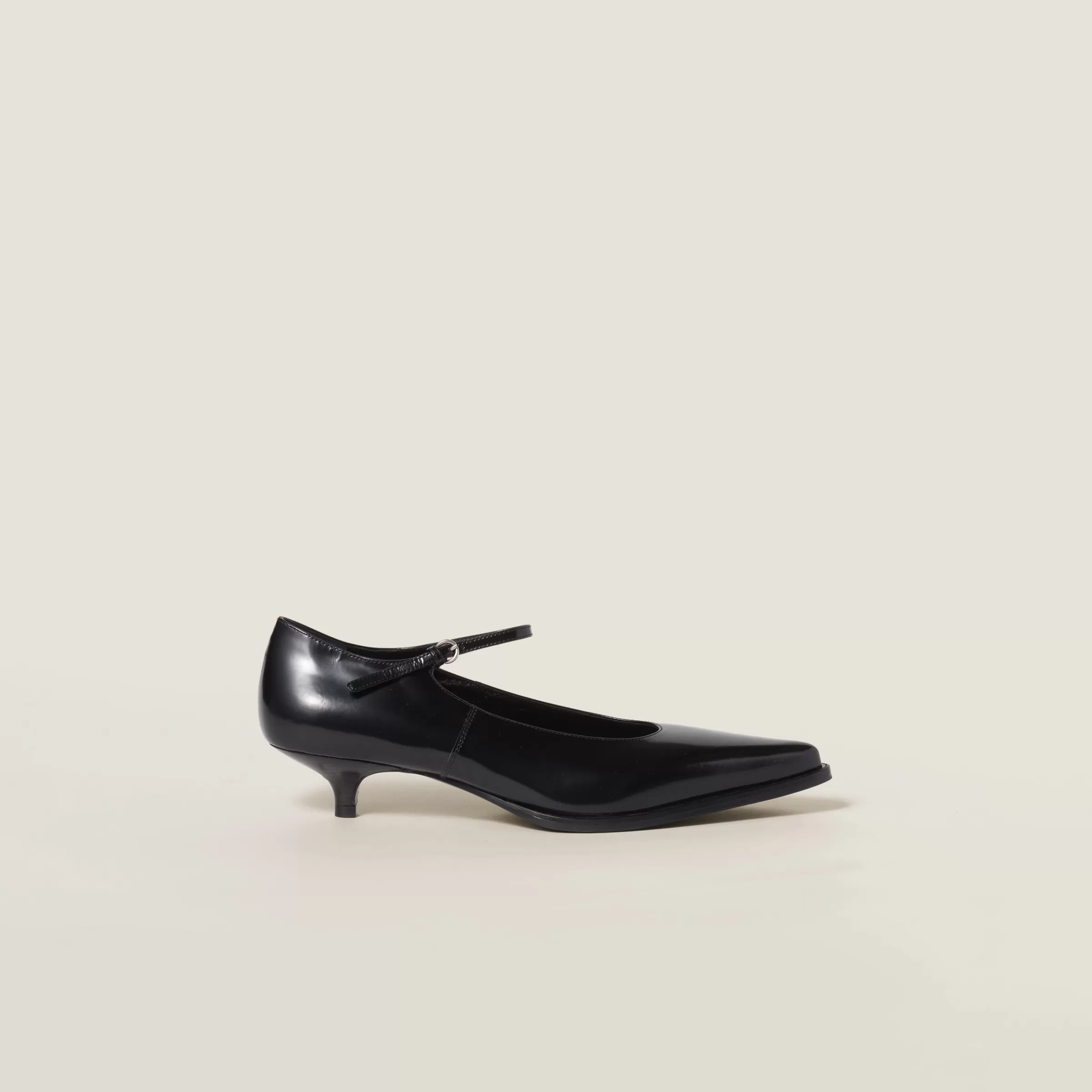 Brushed leather pumps>Miu Miu Cheap