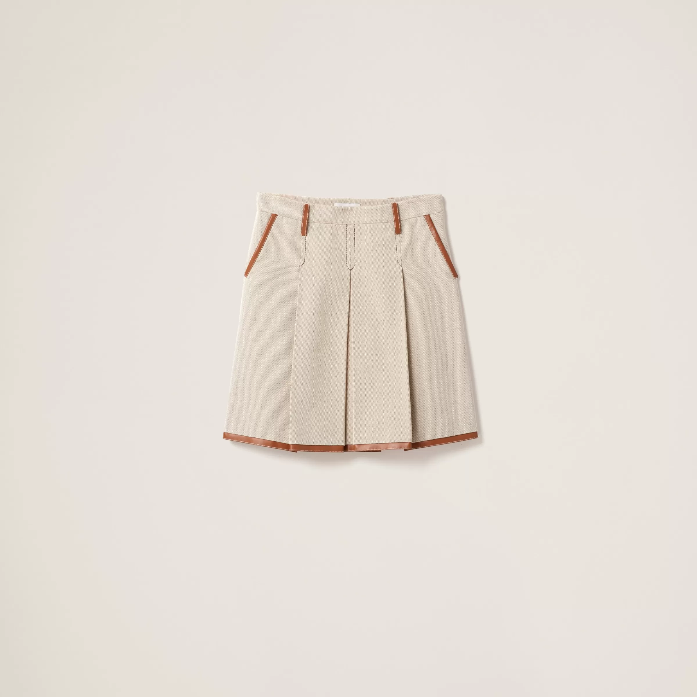 Canvas skirt>Miu Miu Cheap