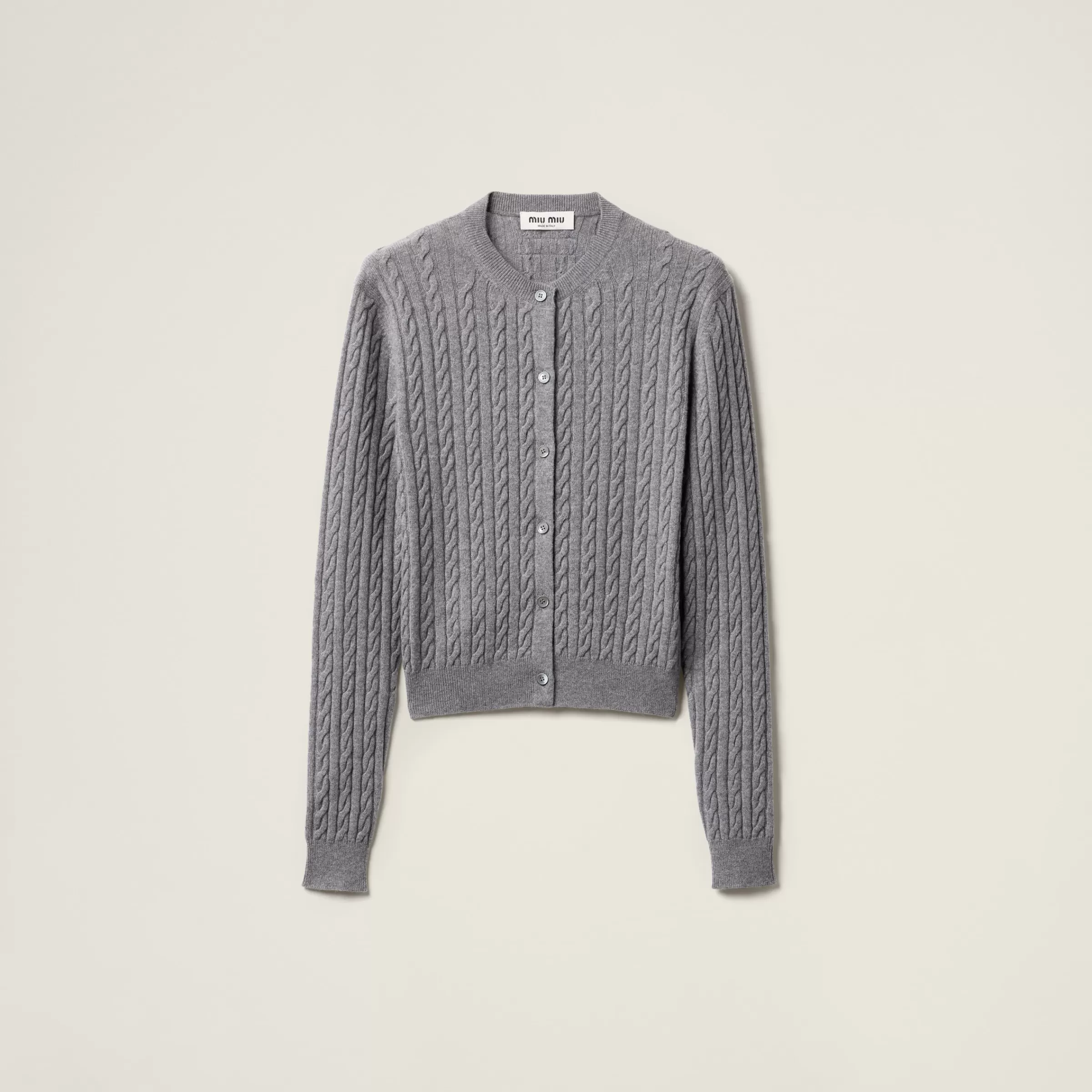 Cashmere knit cardigan>Miu Miu Fashion