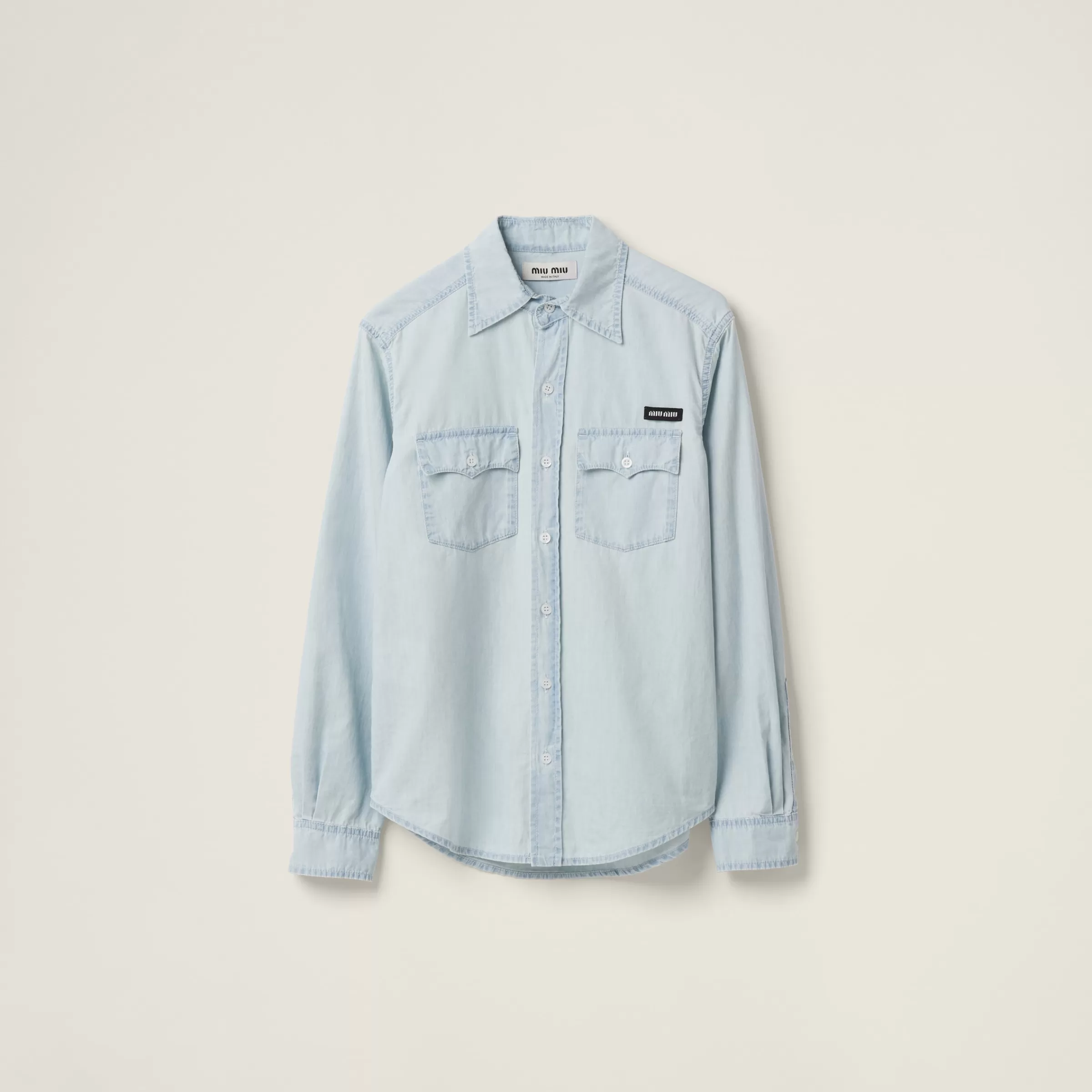 Chambray shirt>Miu Miu Hot