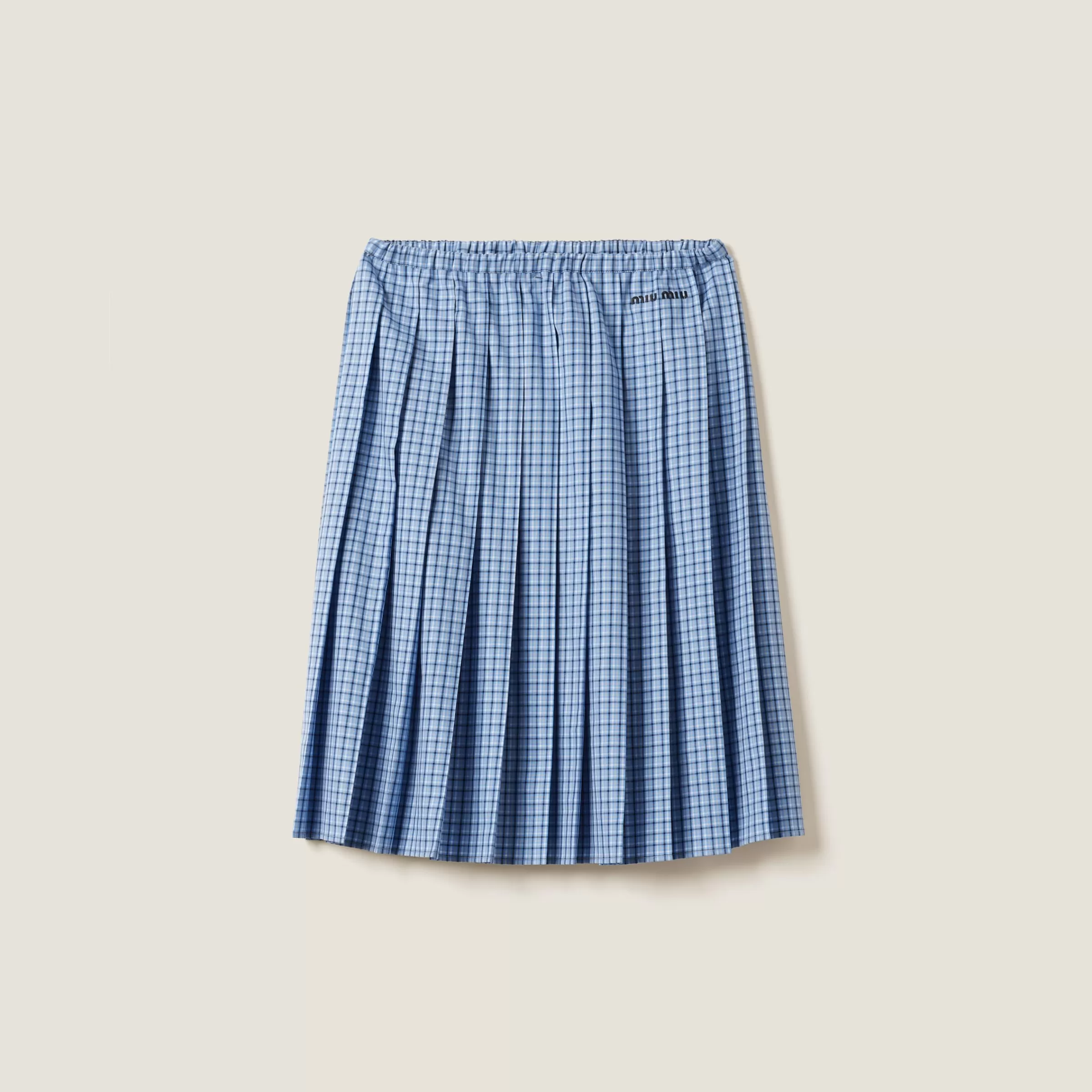 Checked skirt>Miu Miu Online