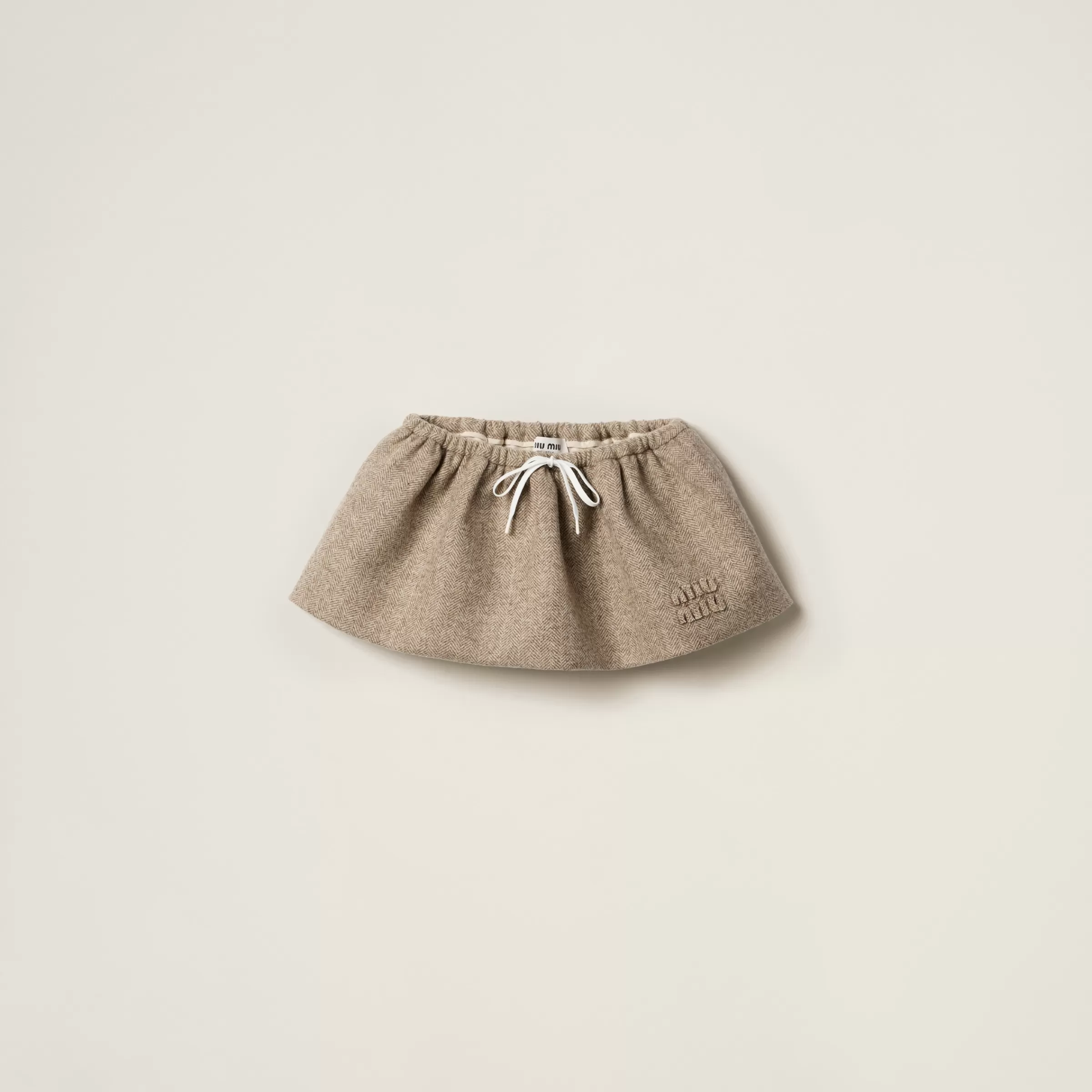 Chevron miniskirt>Miu Miu Online