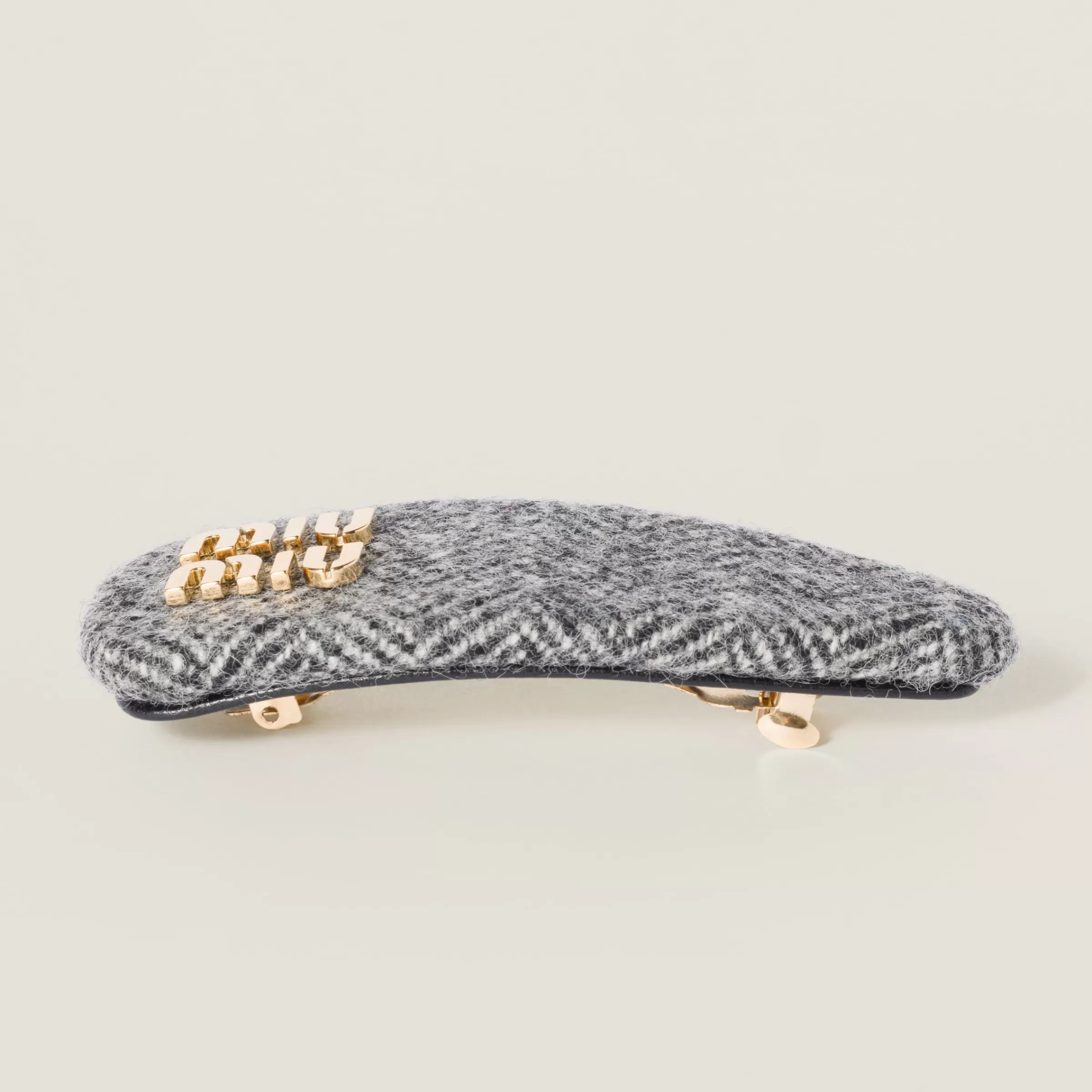 Chevron wool hair clip>Miu Miu Sale