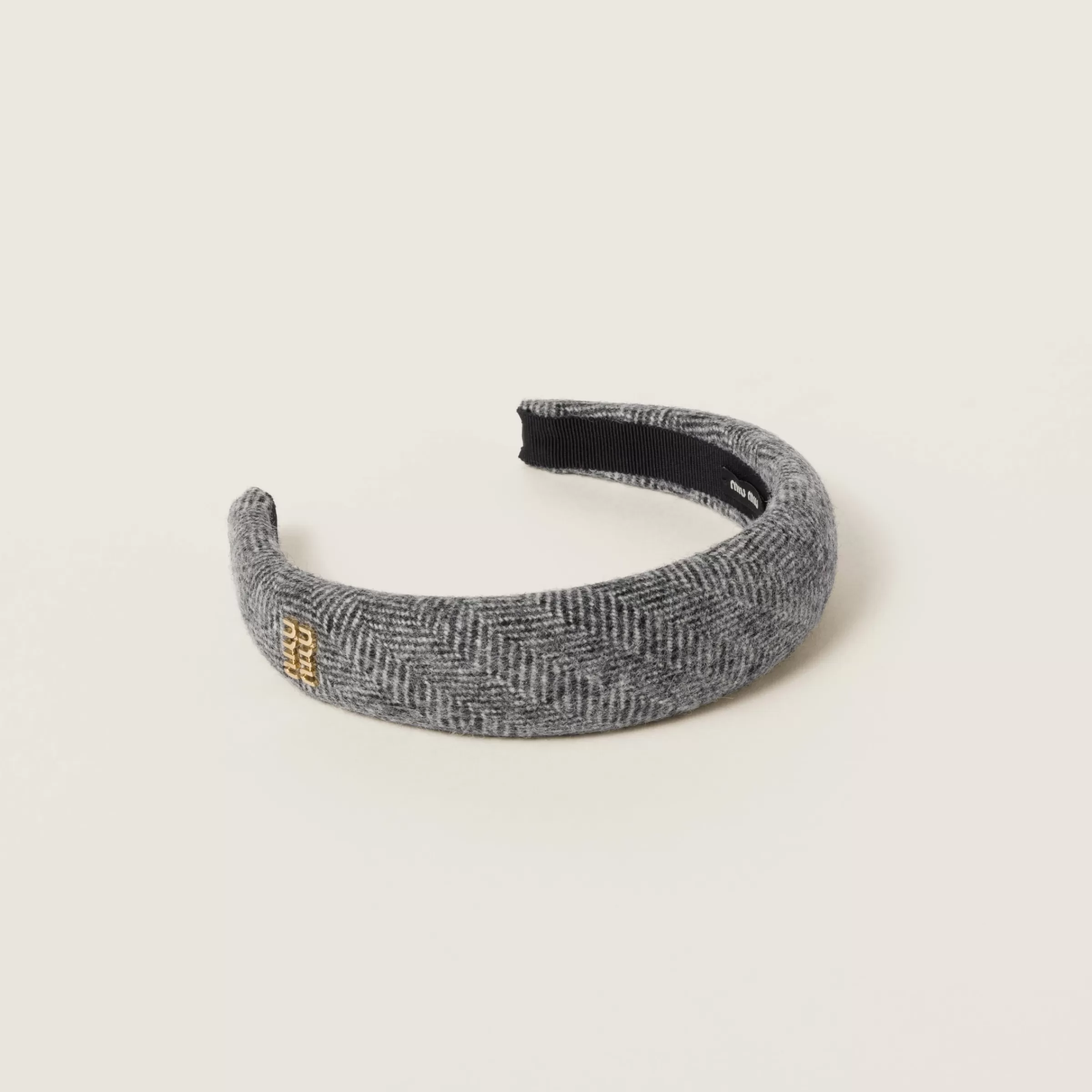 Chevron wool headband>Miu Miu Flash Sale