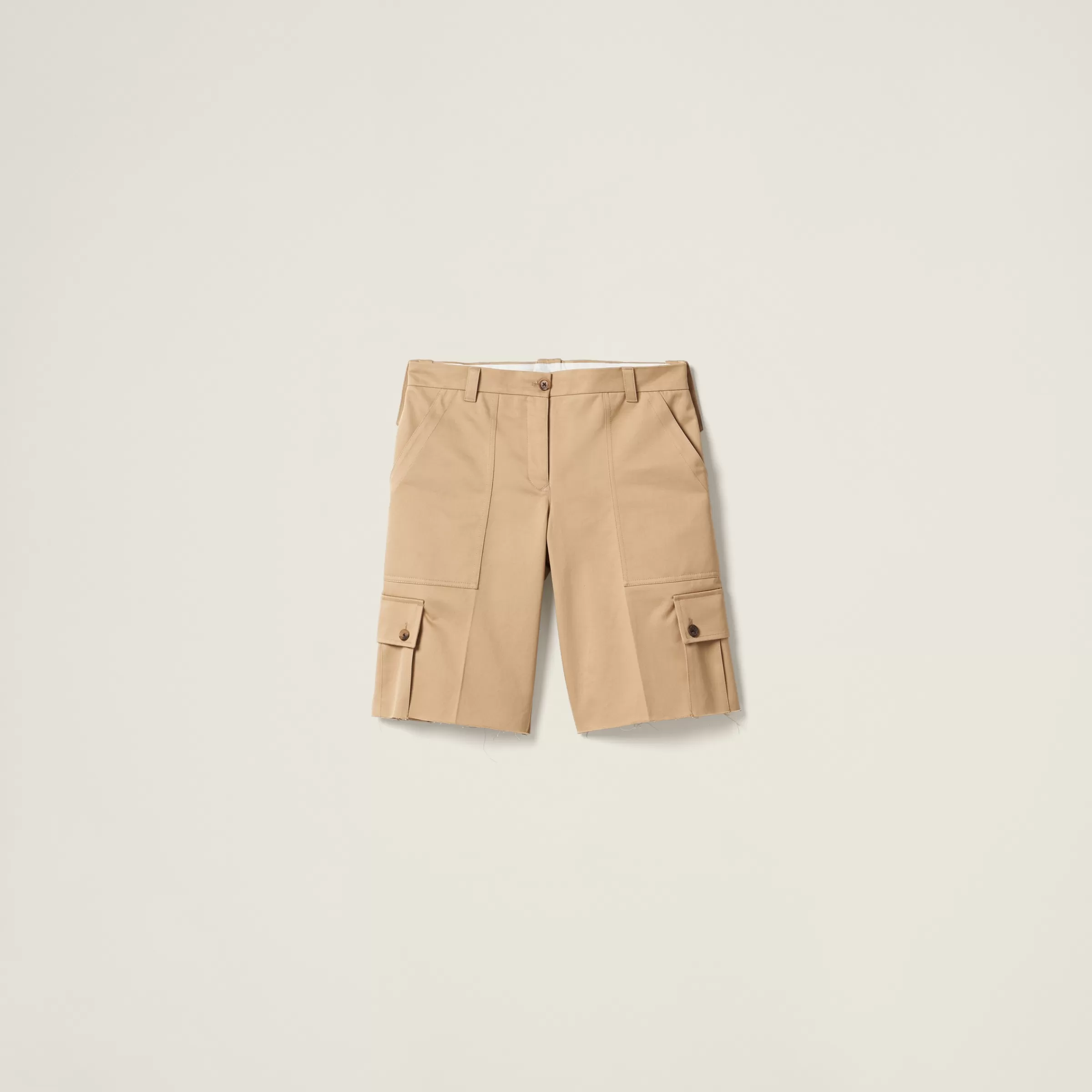 Chino Bermudas>Miu Miu New