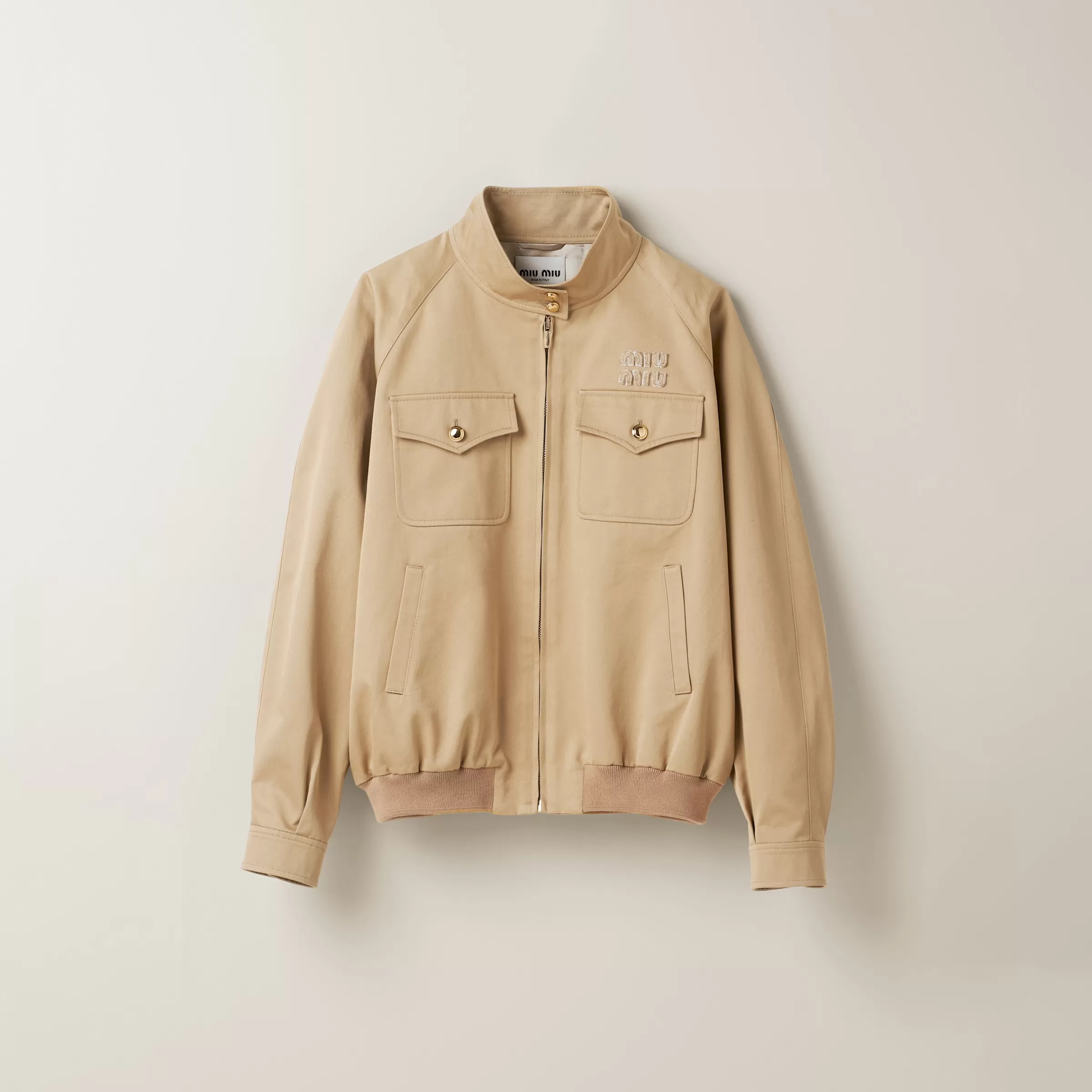 Chino blouson jacket>Miu Miu Hot