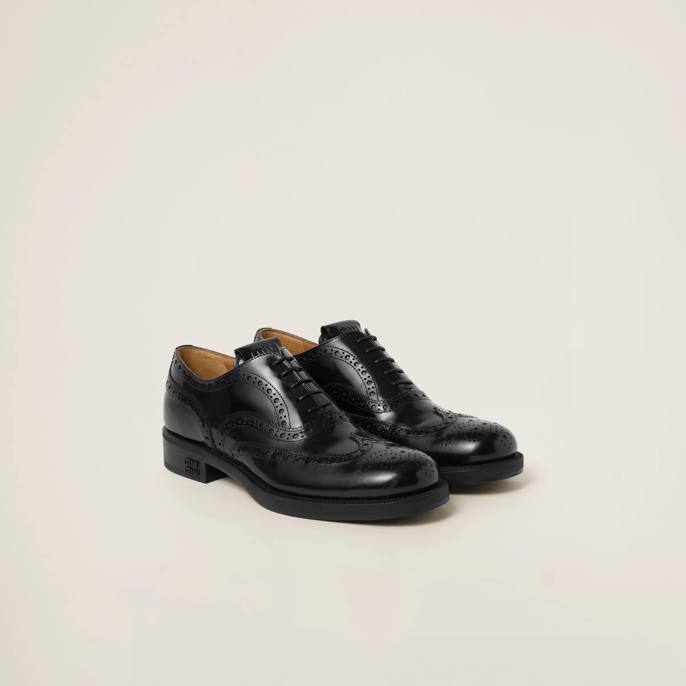 Church's X Brushed Leather Oxford Brogue Shoes>Miu Miu Shop