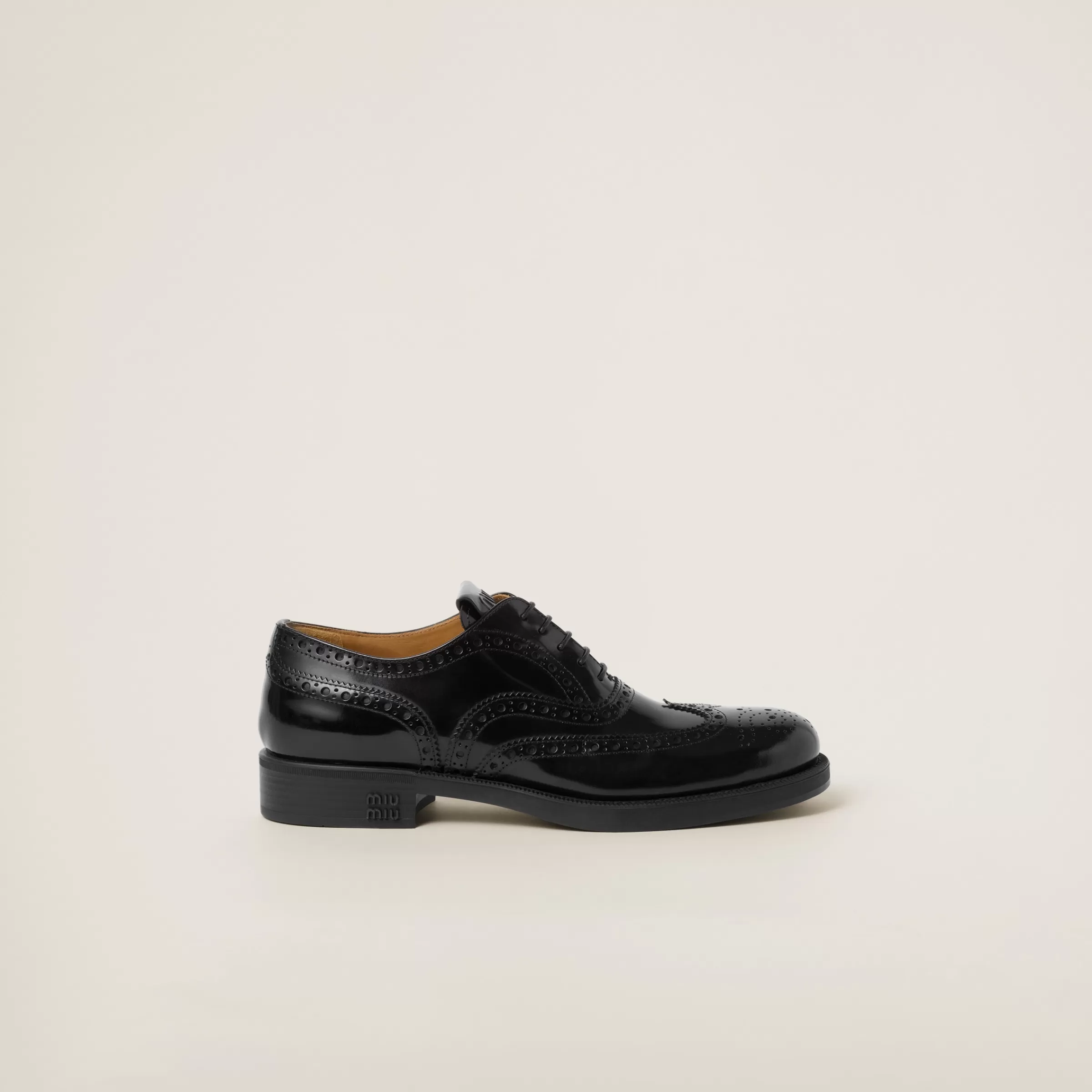Church's X Brushed Leather Oxford Brogue Shoes>Miu Miu Shop
