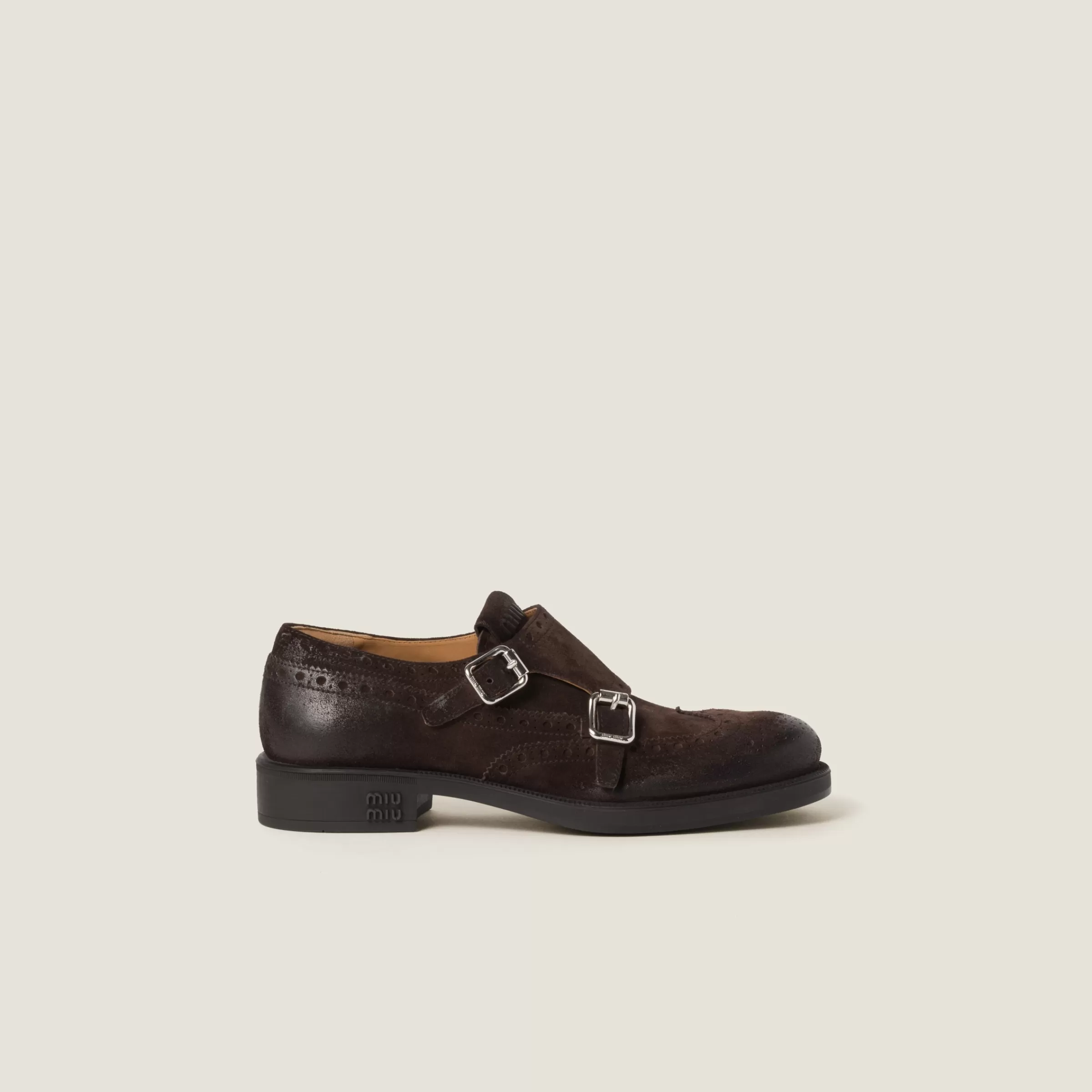 Church's X suede monk strap brogues>Miu Miu New