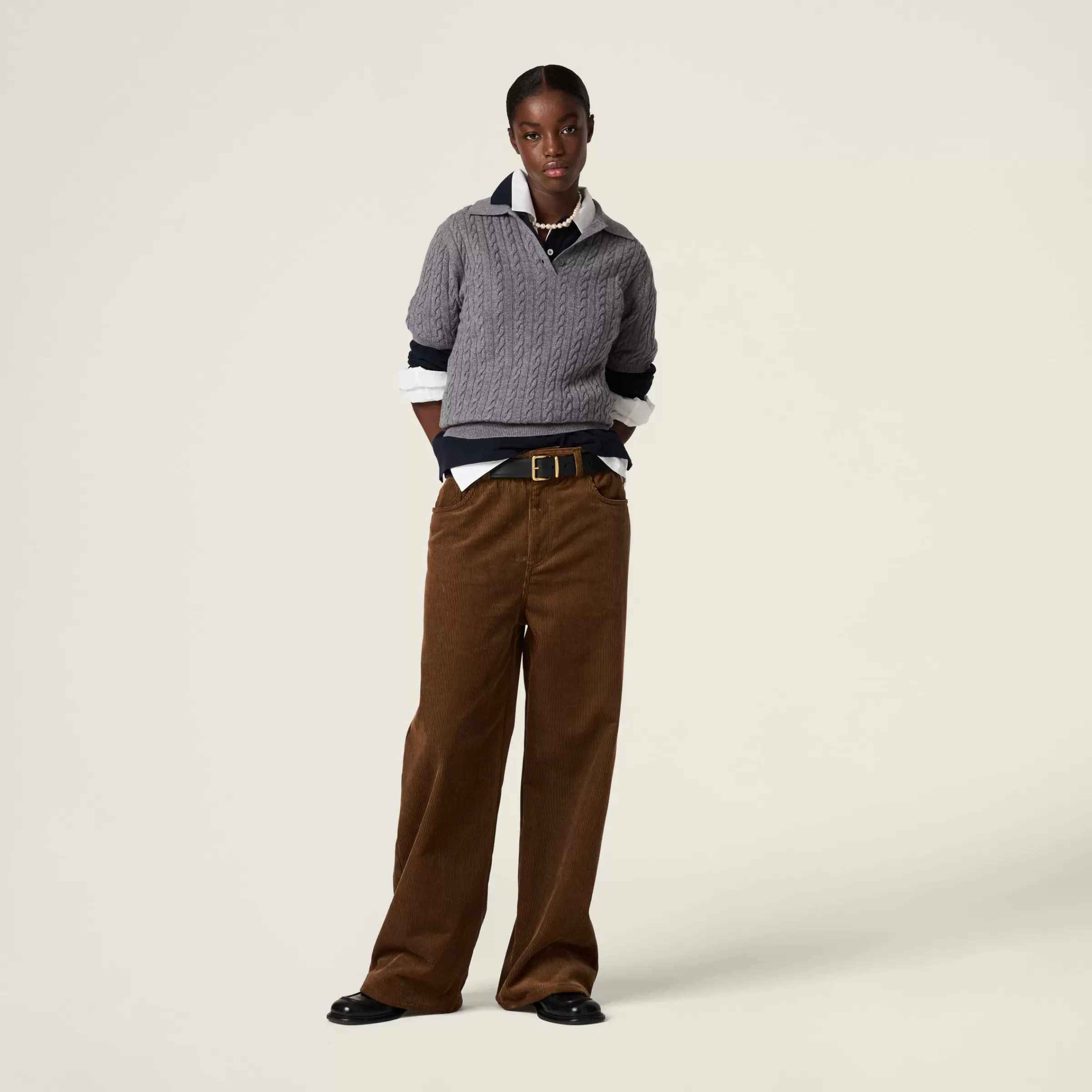 Corduroy pants>Miu Miu Cheap