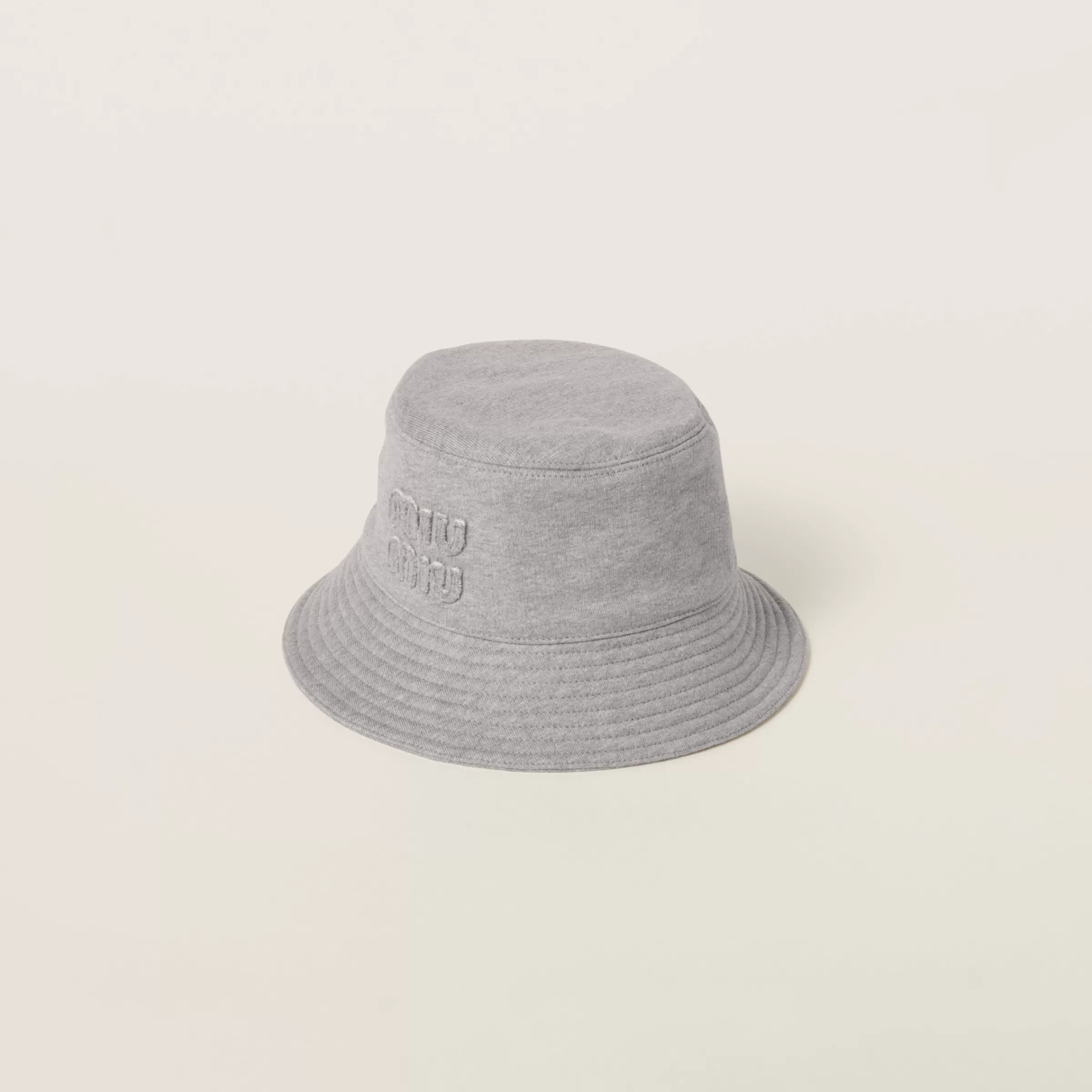 Cotton fleece bucket hat>Miu Miu Cheap