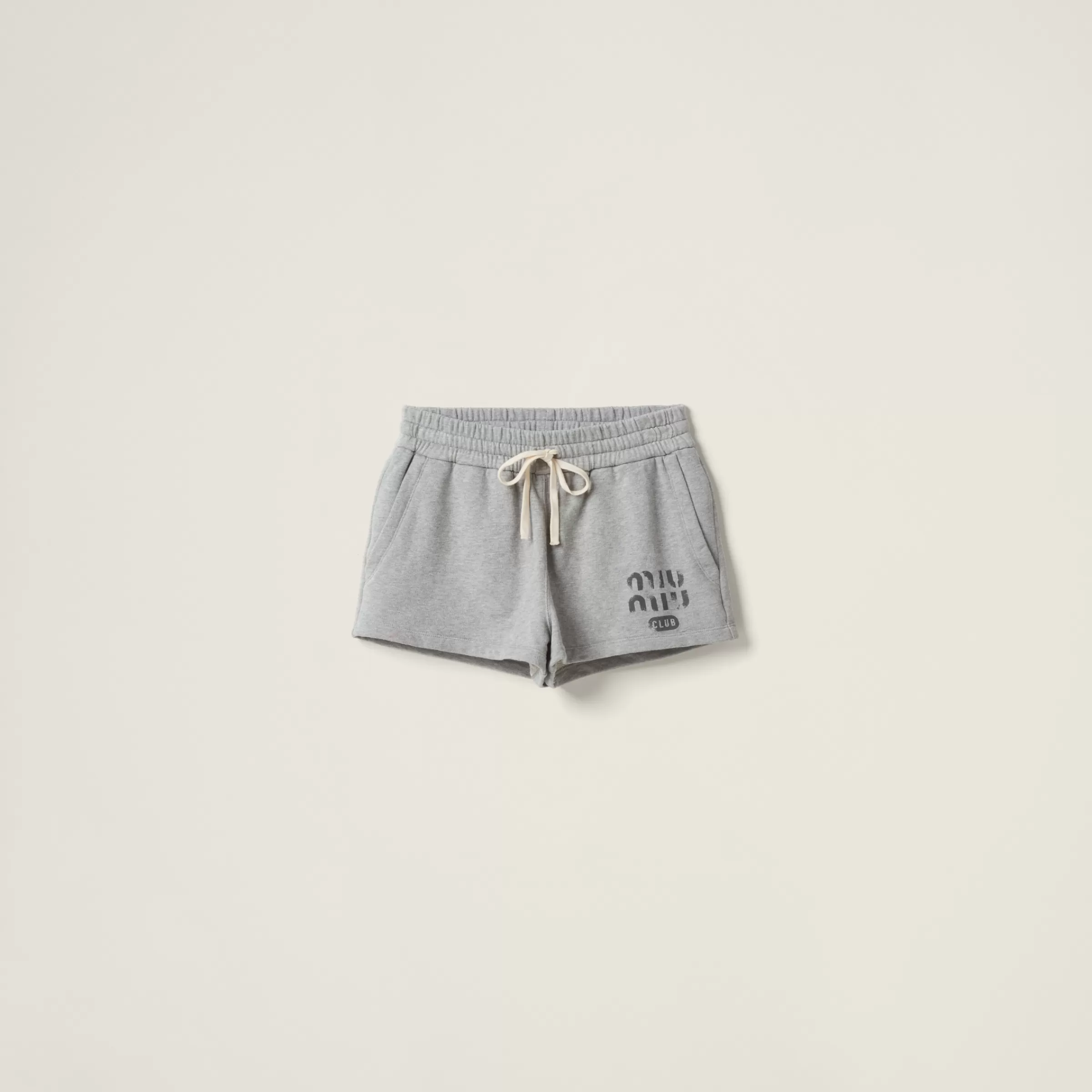 Cotton fleece shorts>Miu Miu Best