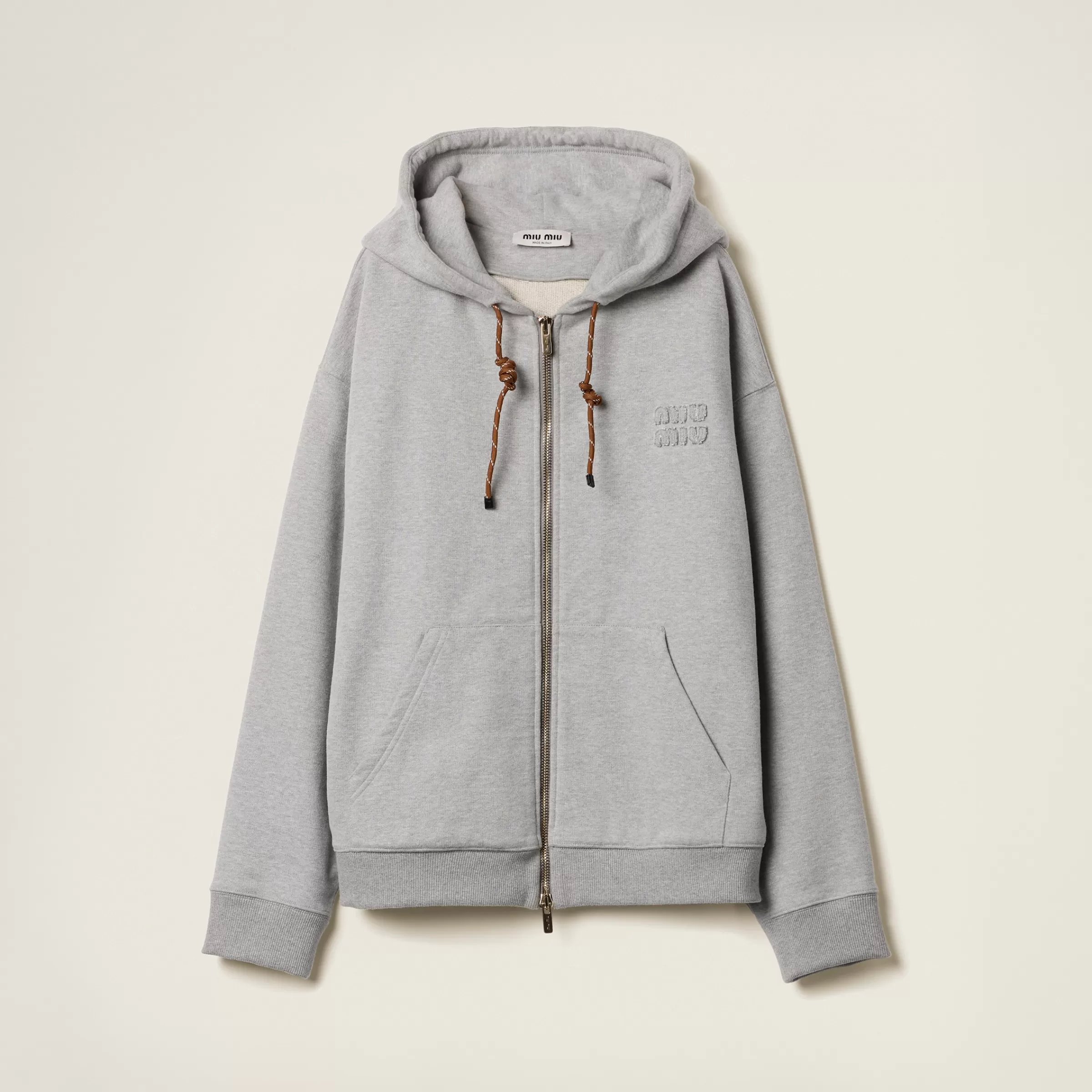 Cotton fleece sweatshirt>Miu Miu Cheap