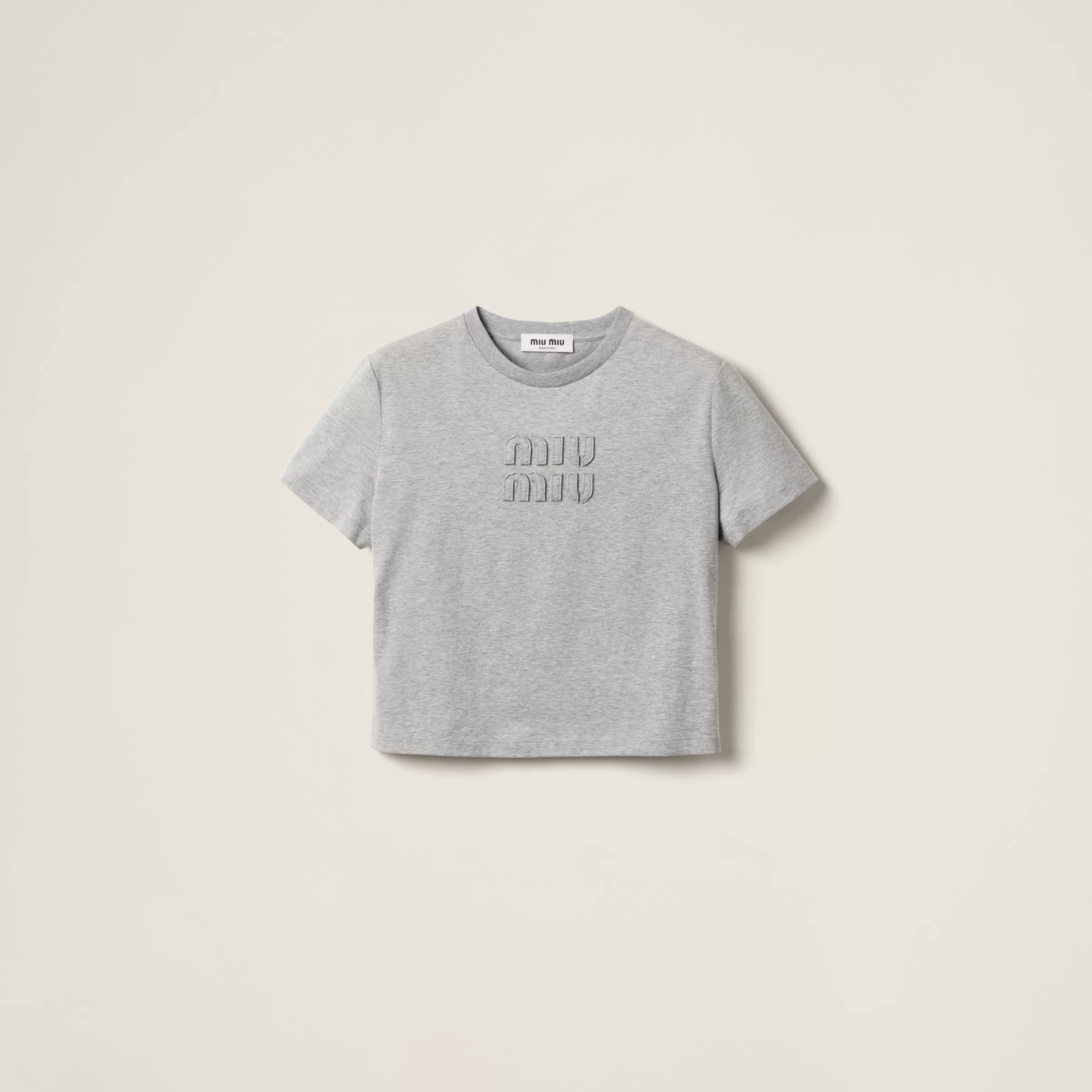 Cotton jersey T-shirt>Miu Miu Hot