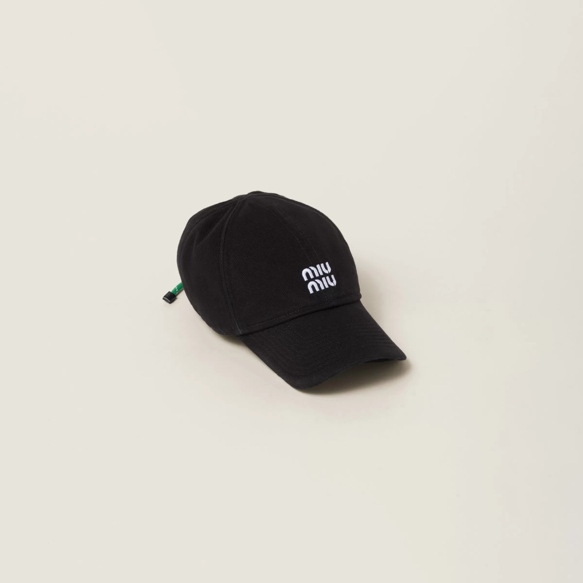 Denim baseball cap>Miu Miu Outlet