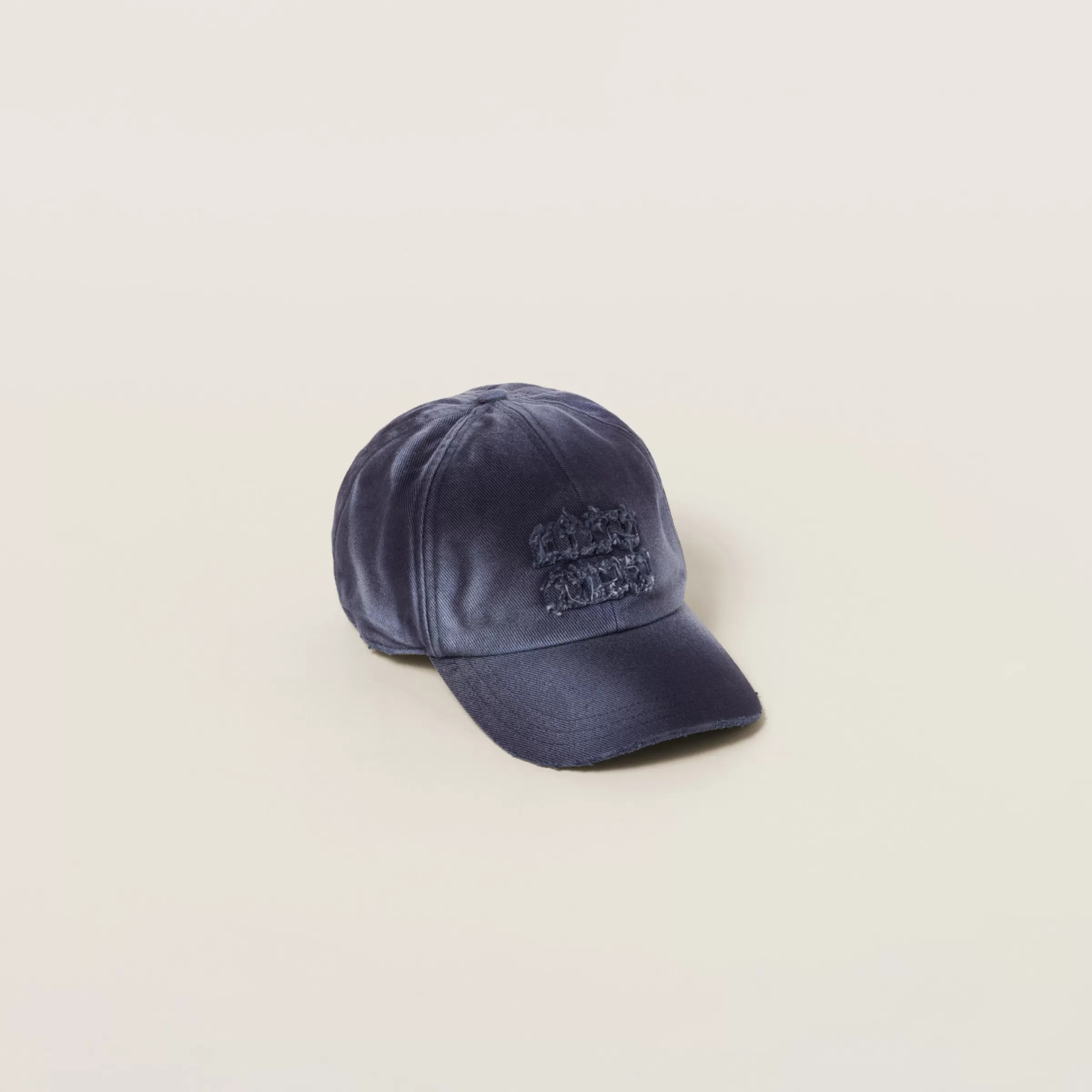 Denim baseball cap>Miu Miu Clearance