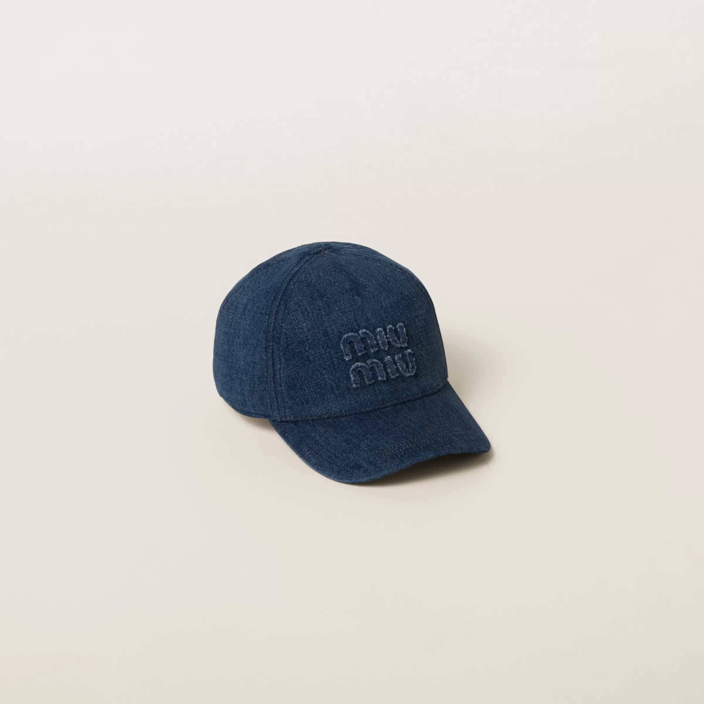 Denim baseball cap>Miu Miu Cheap