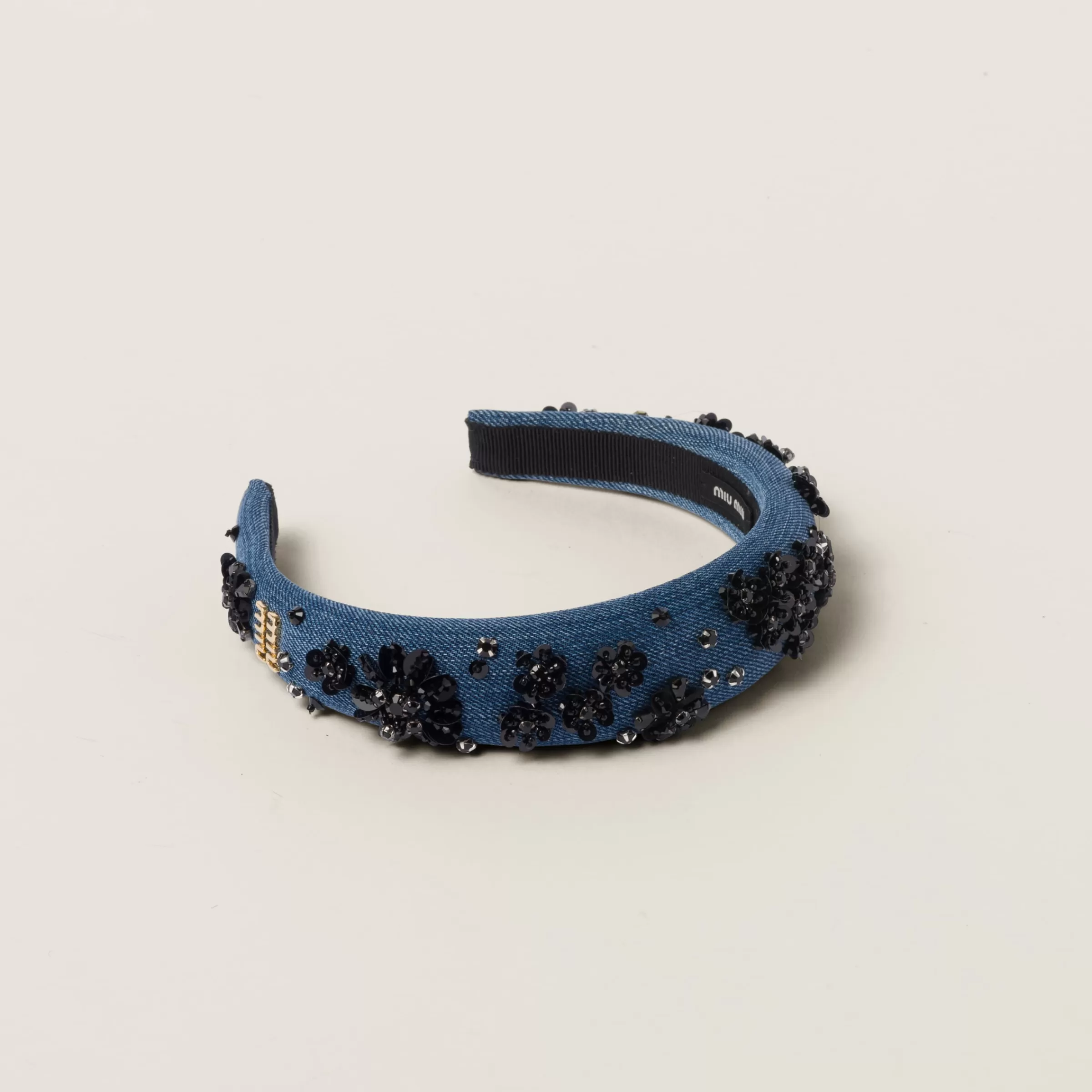 Denim headband>Miu Miu Best Sale