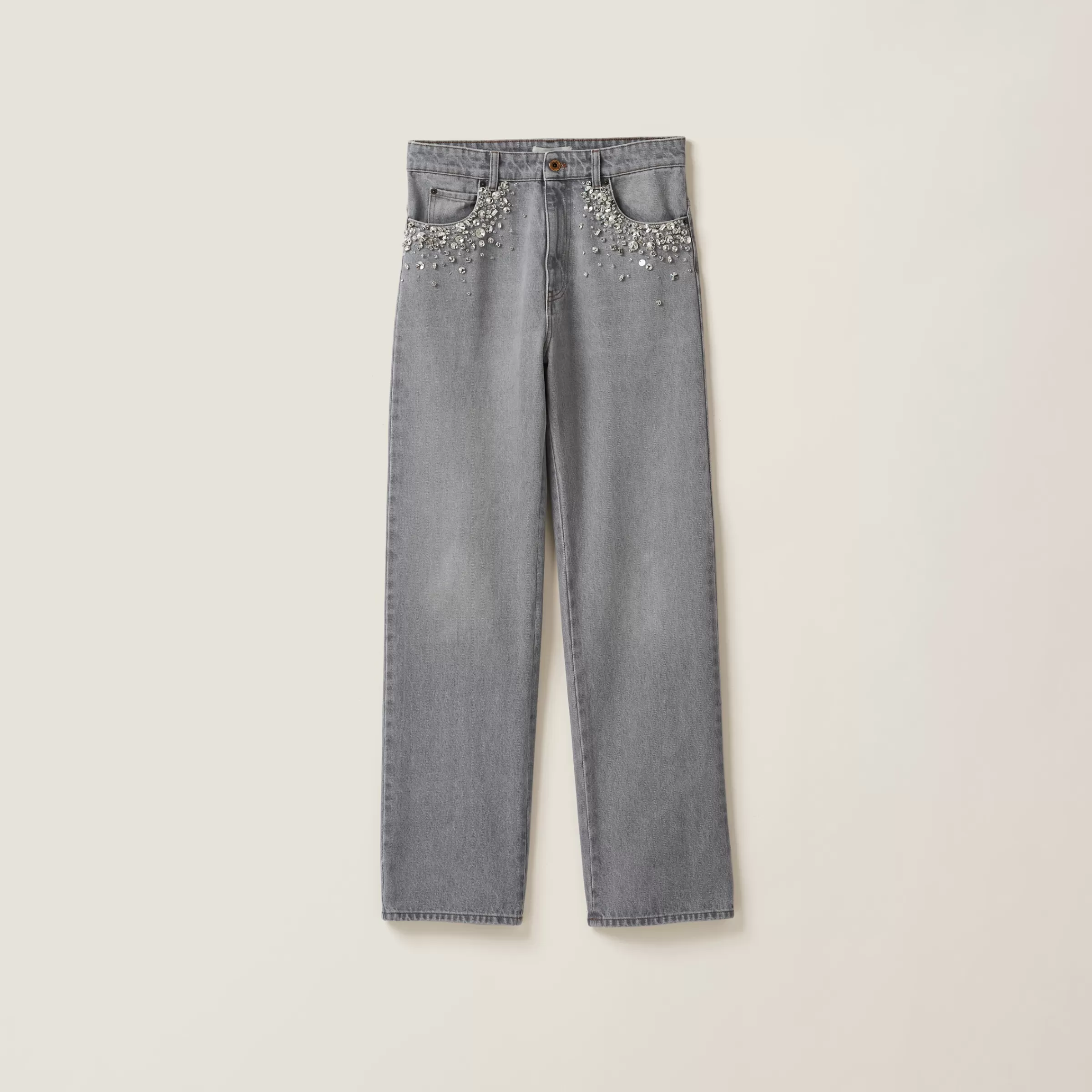 Denim pants>Miu Miu Flash Sale