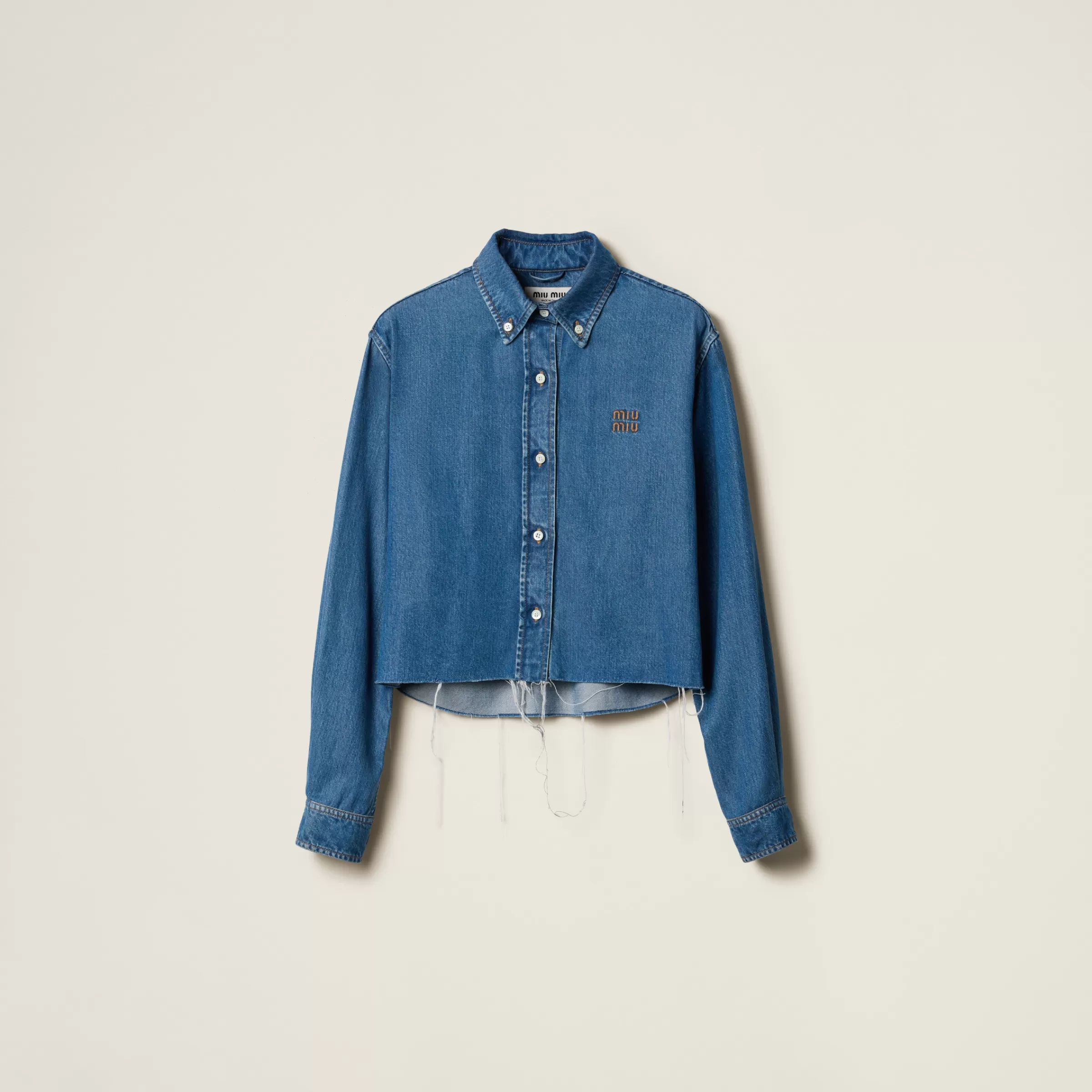 Denim shirt>Miu Miu Cheap