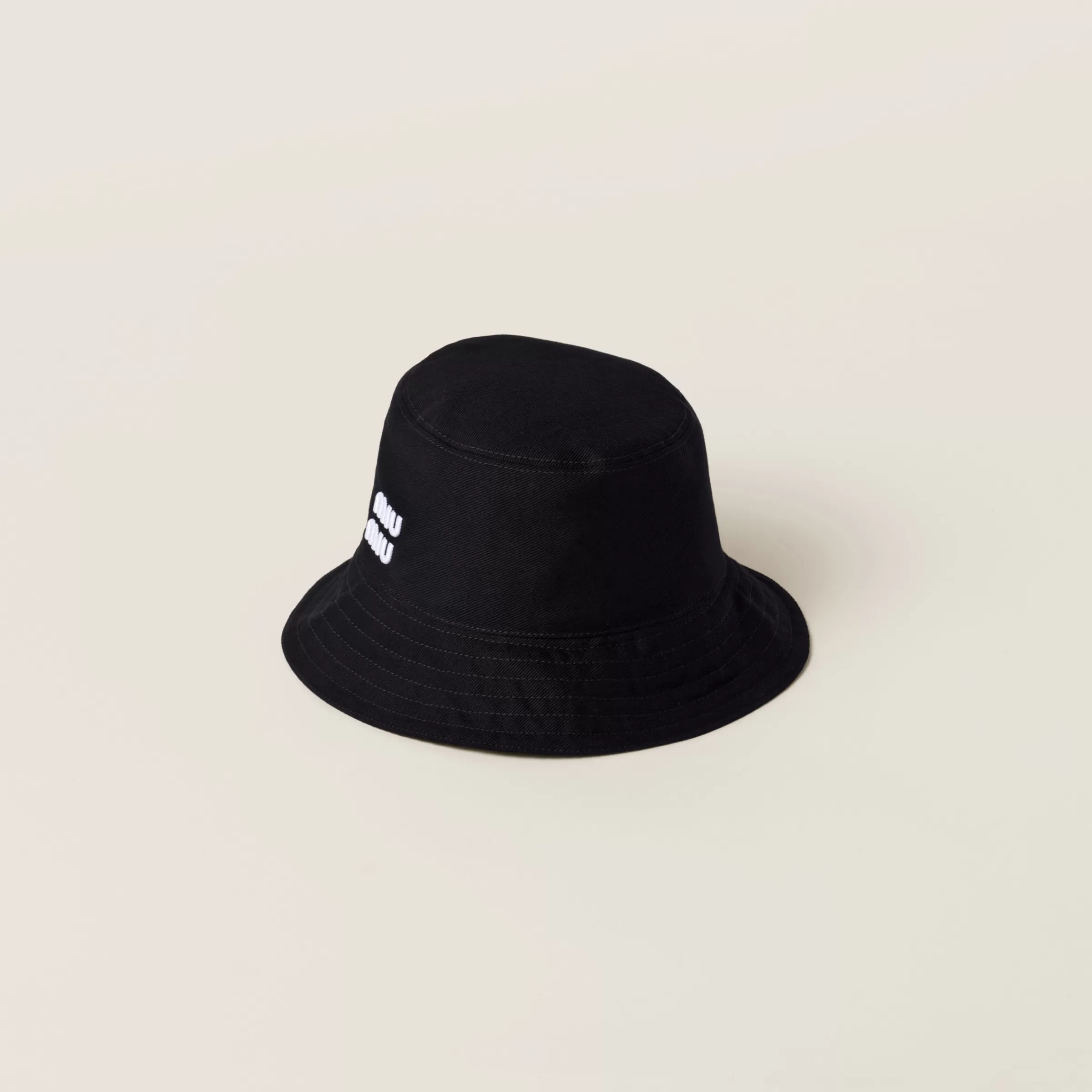 Drill bucket hat>Miu Miu Fashion