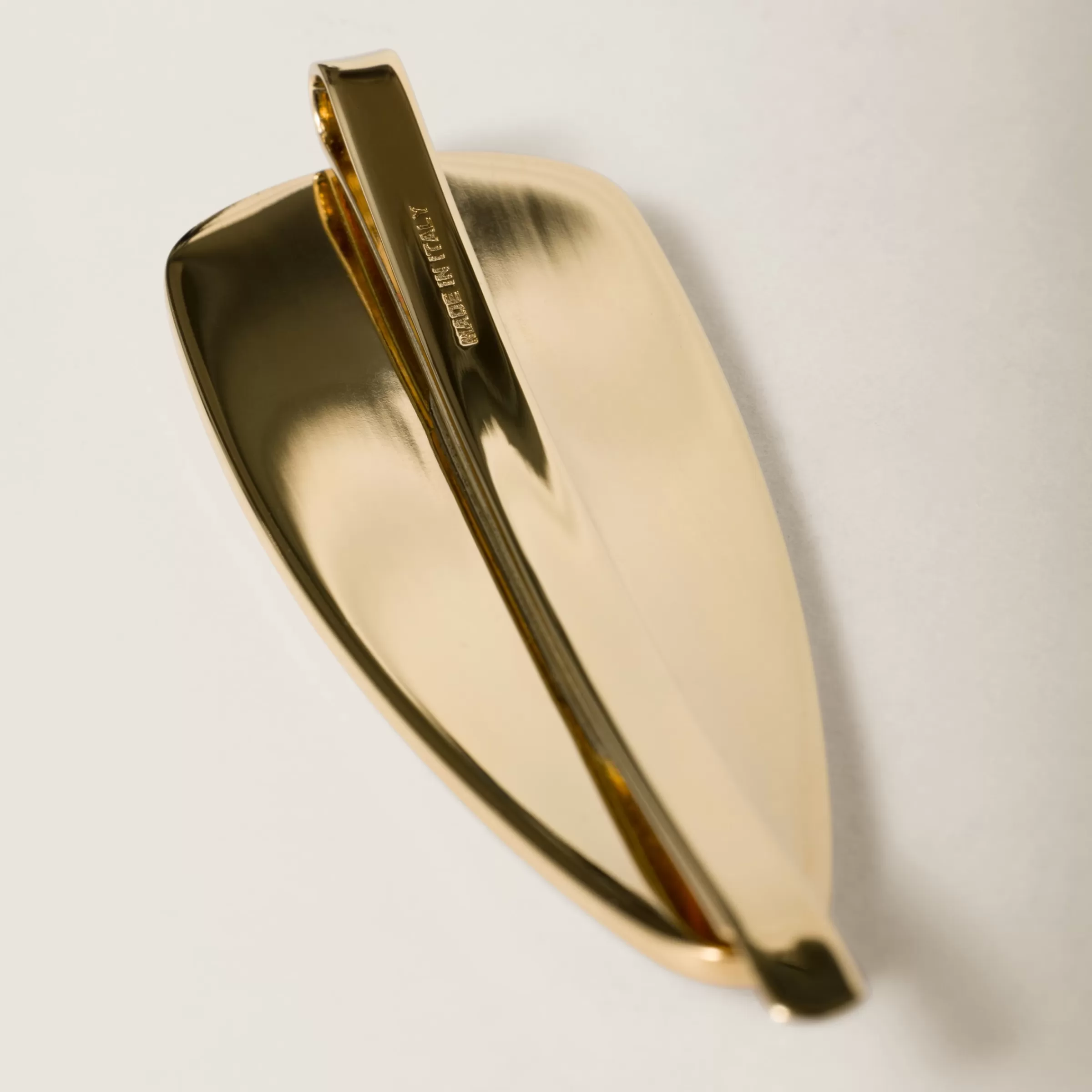 Enameled metal hair clip>Miu Miu New