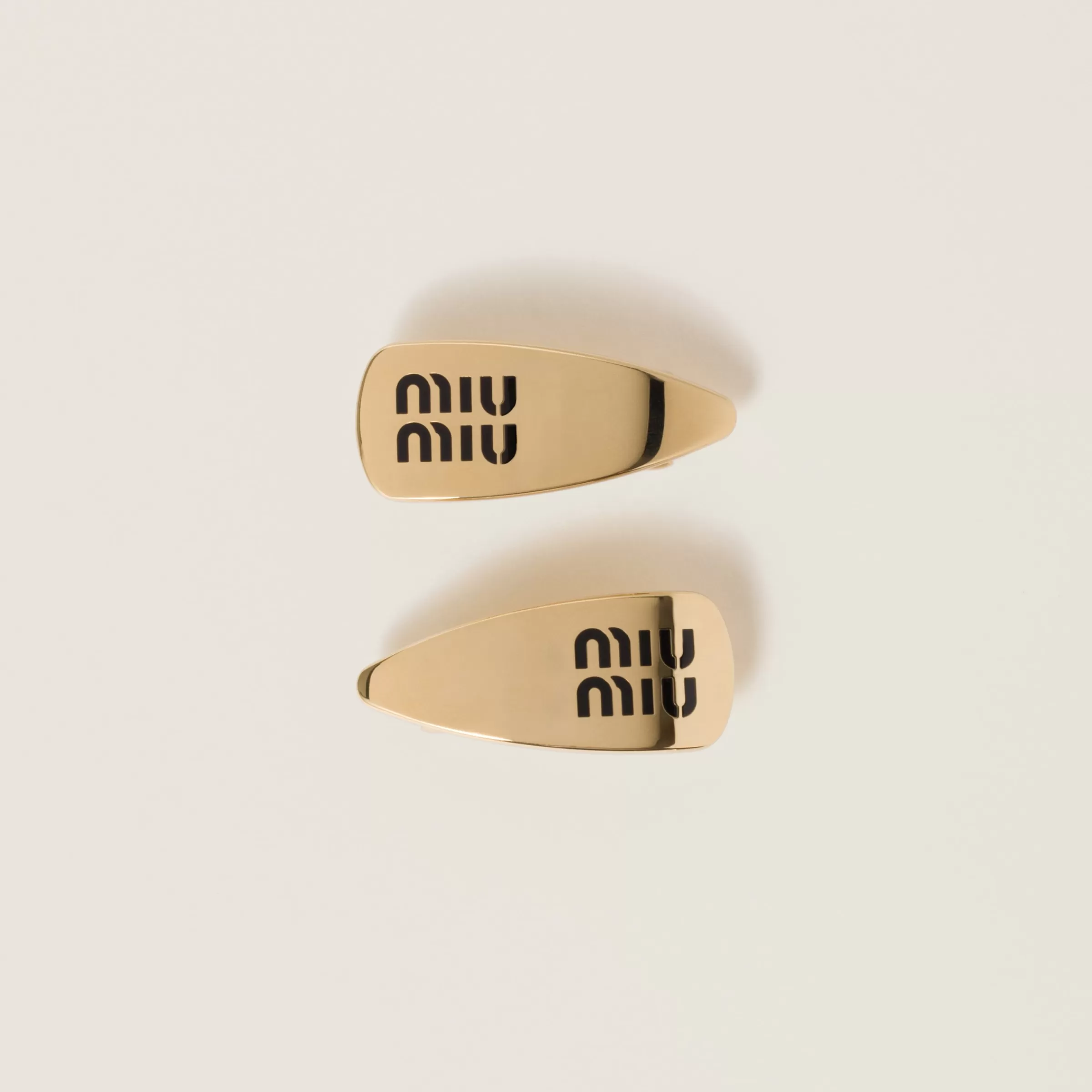 Enameled metal hair clips>Miu Miu Cheap