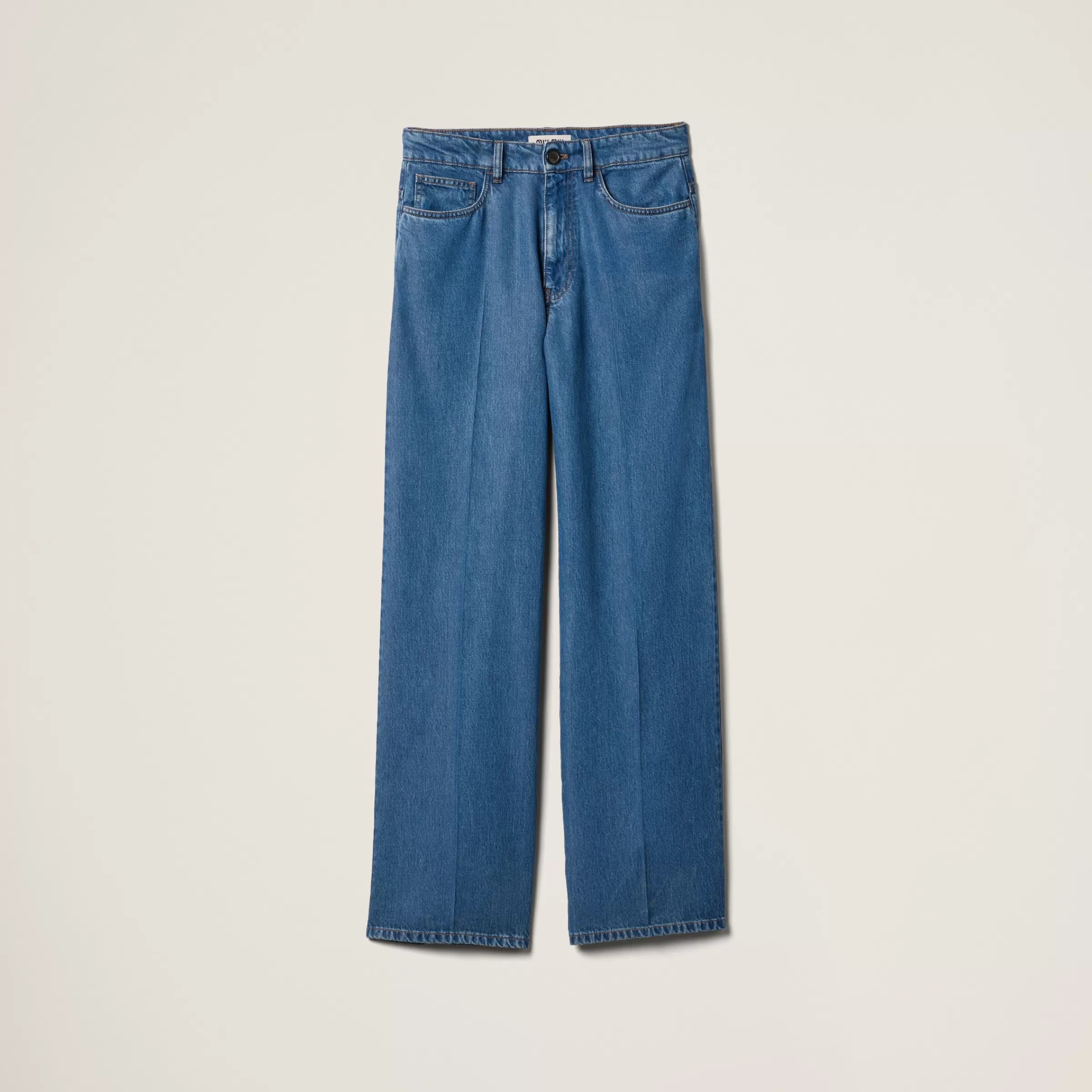 Five-pocket denim jeans>Miu Miu Online