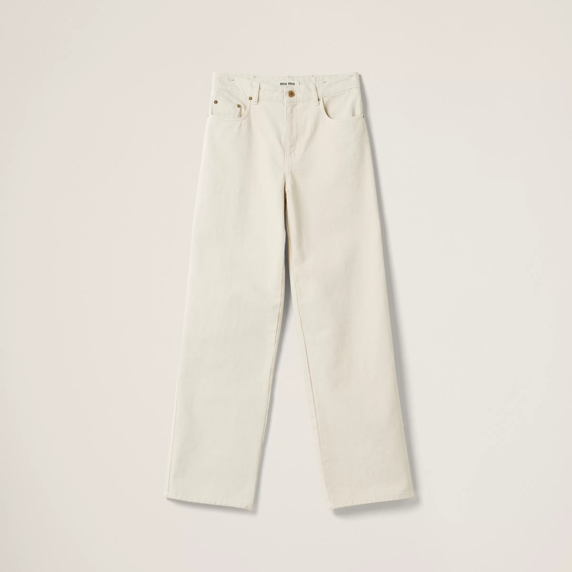 Five-pocket denim jeans>Miu Miu Cheap