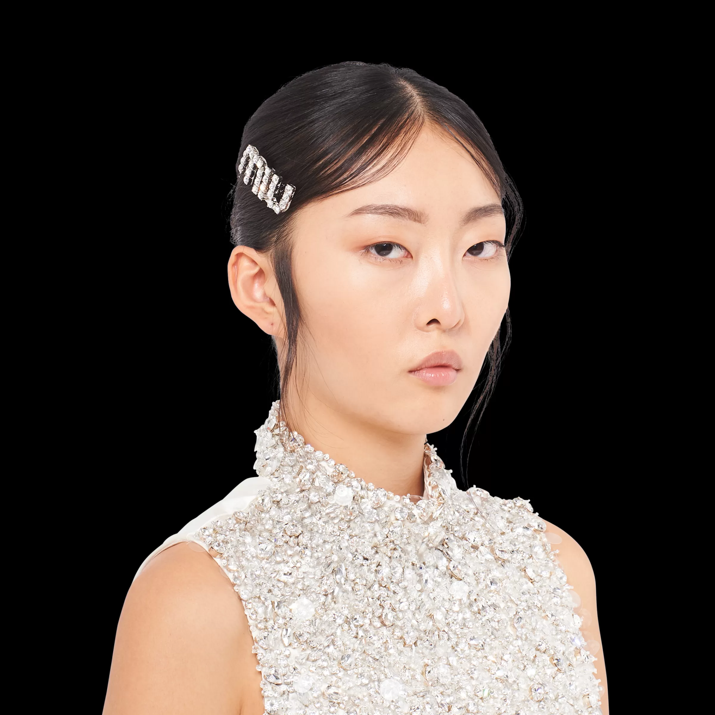 Hair clip with crystals>Miu Miu Hot