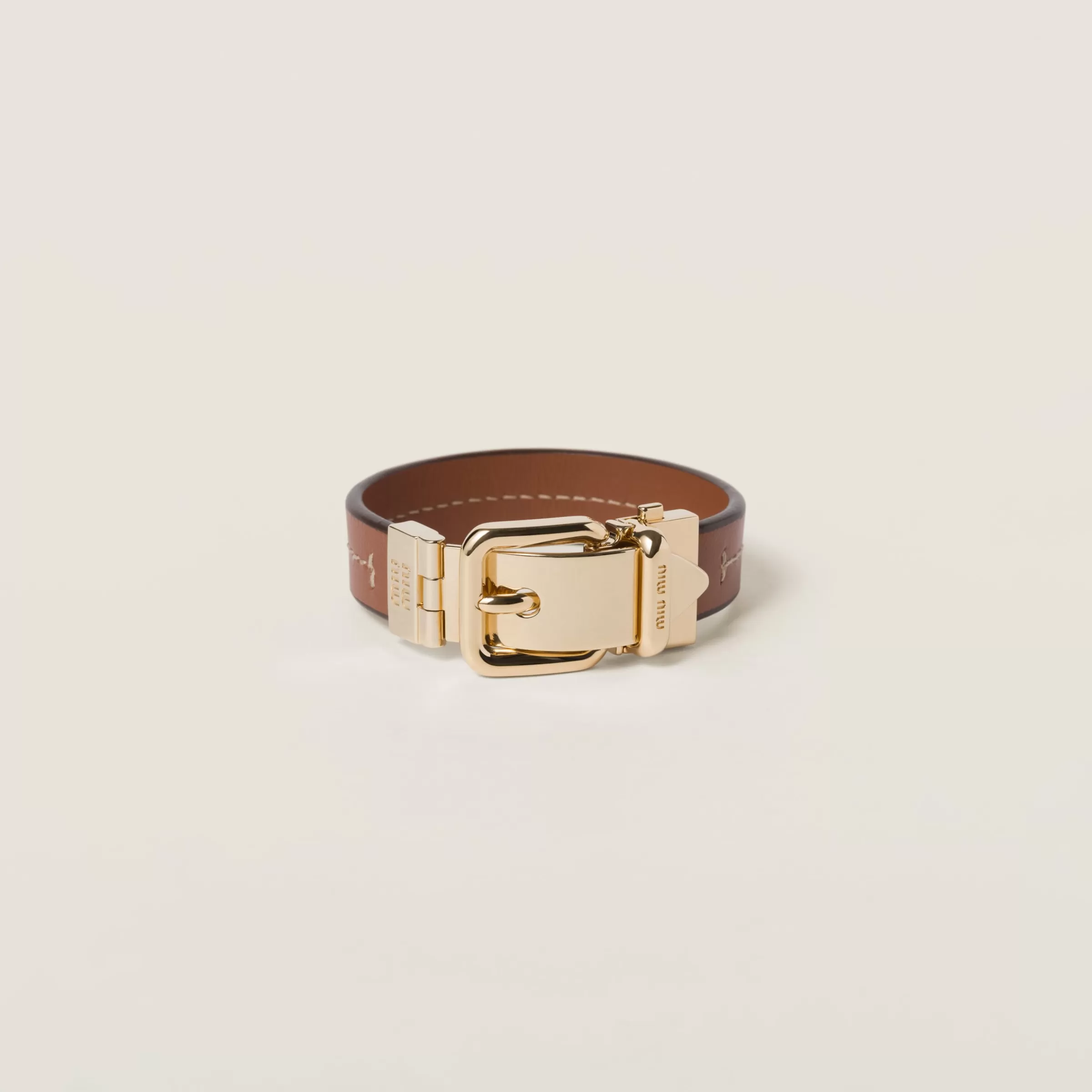 Leather bracelet>Miu Miu Shop