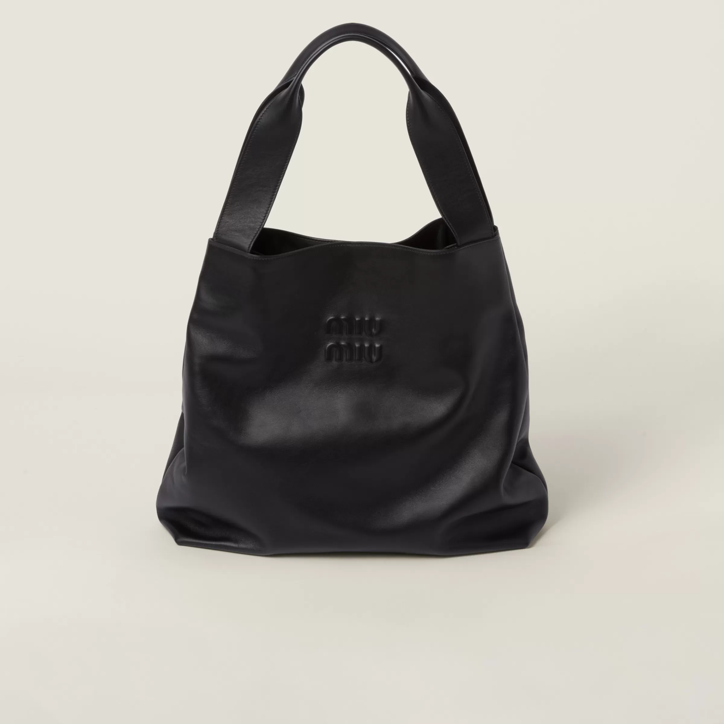 Leather hobo bag>Miu Miu Best Sale