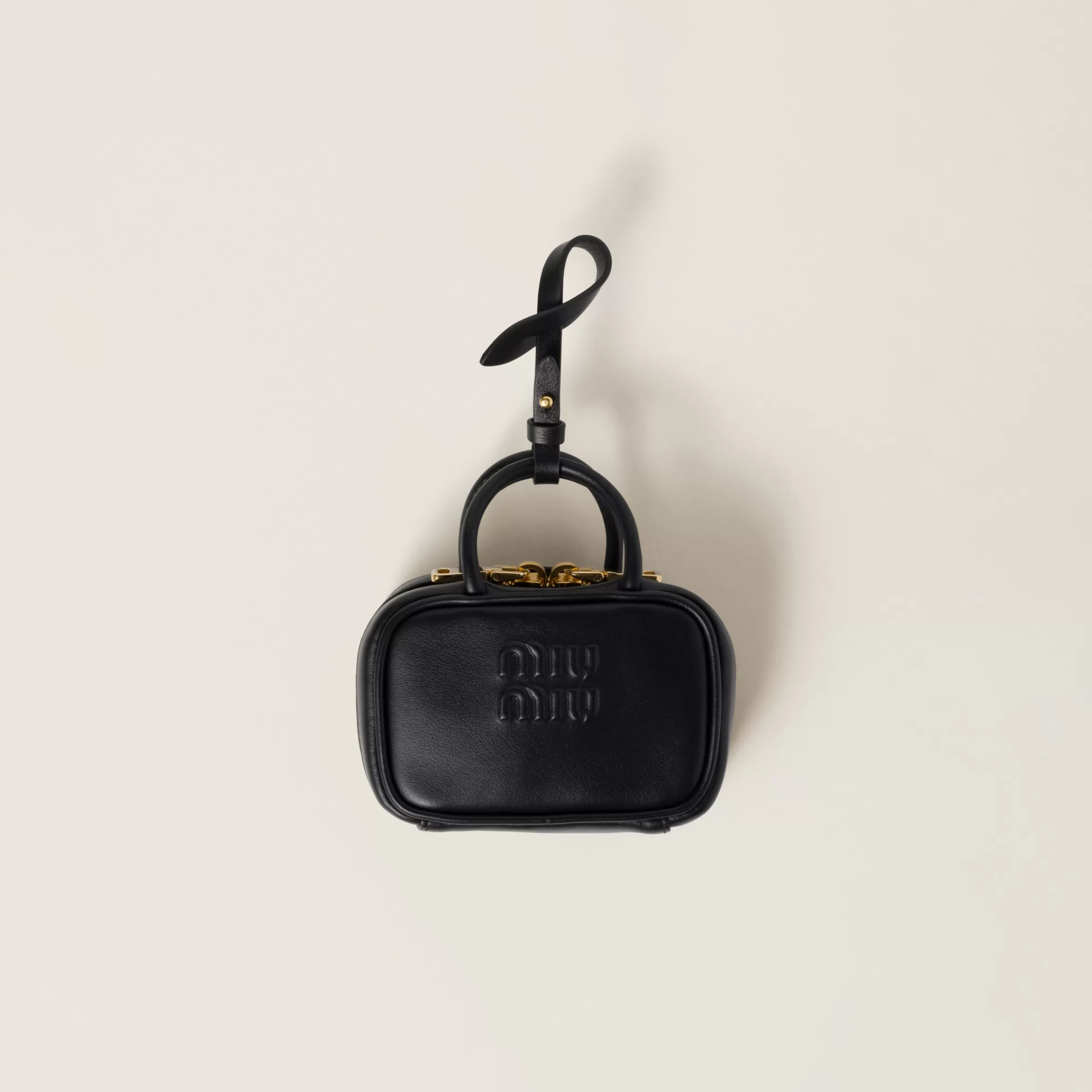 Leather micro bag>Miu Miu Clearance