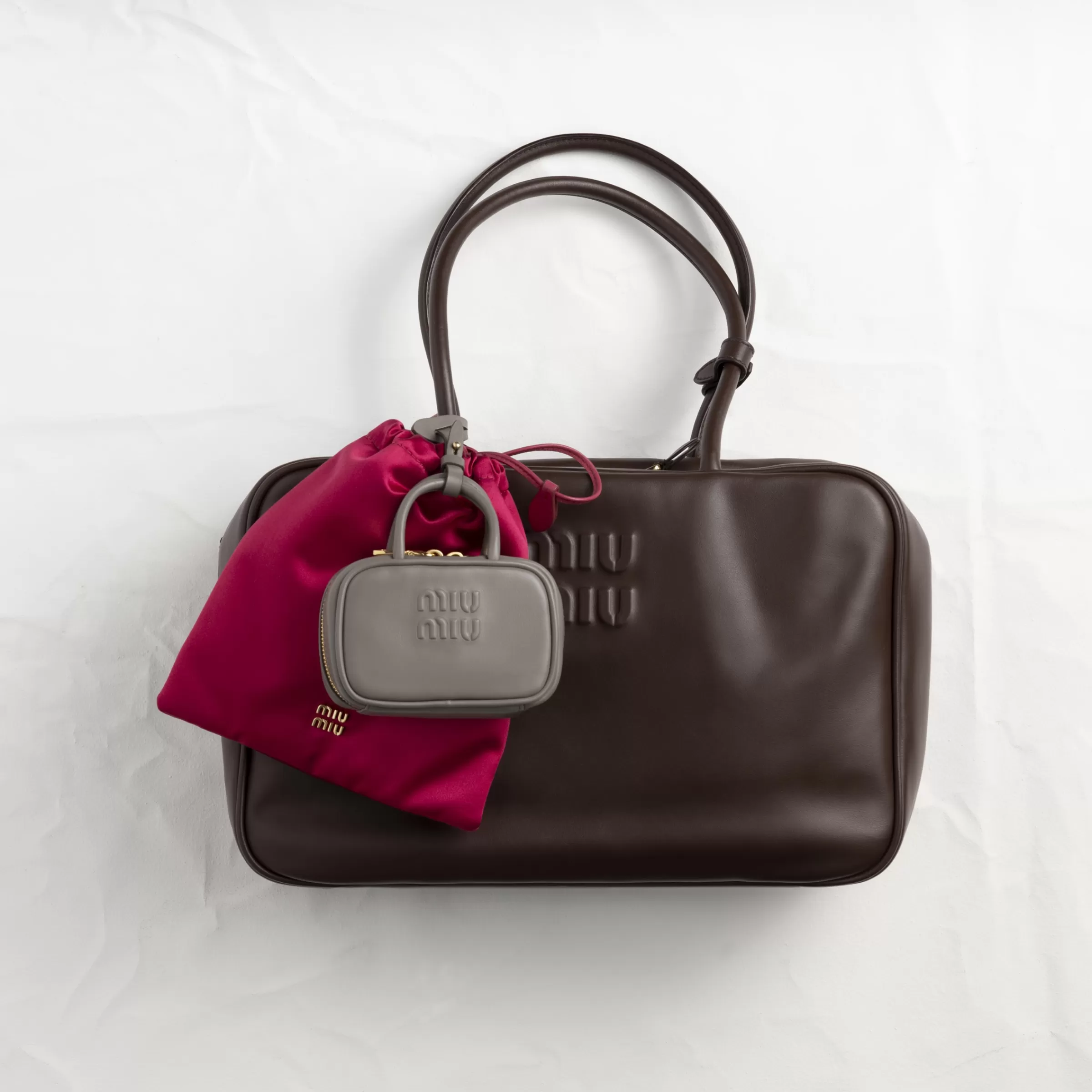 Leather micro bag>Miu Miu Best Sale