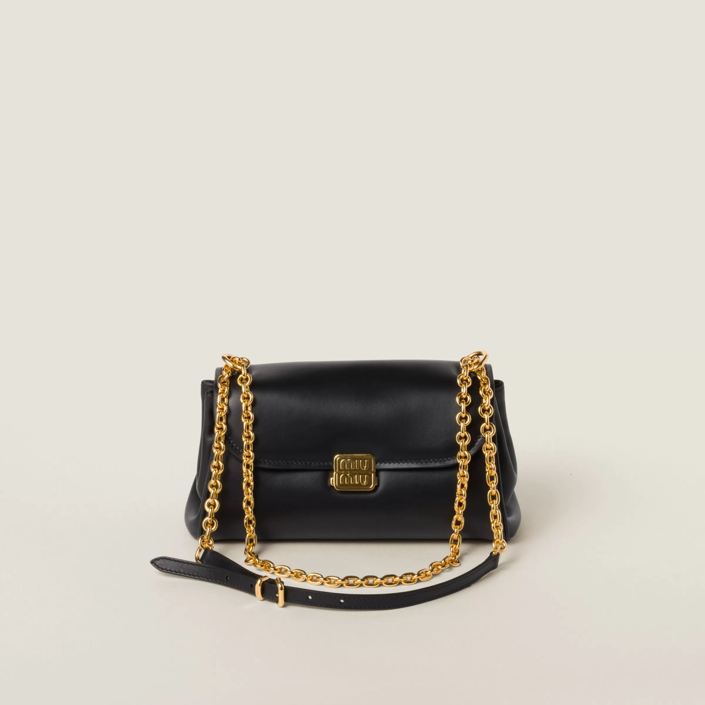 Leather shoulder bag>Miu Miu New