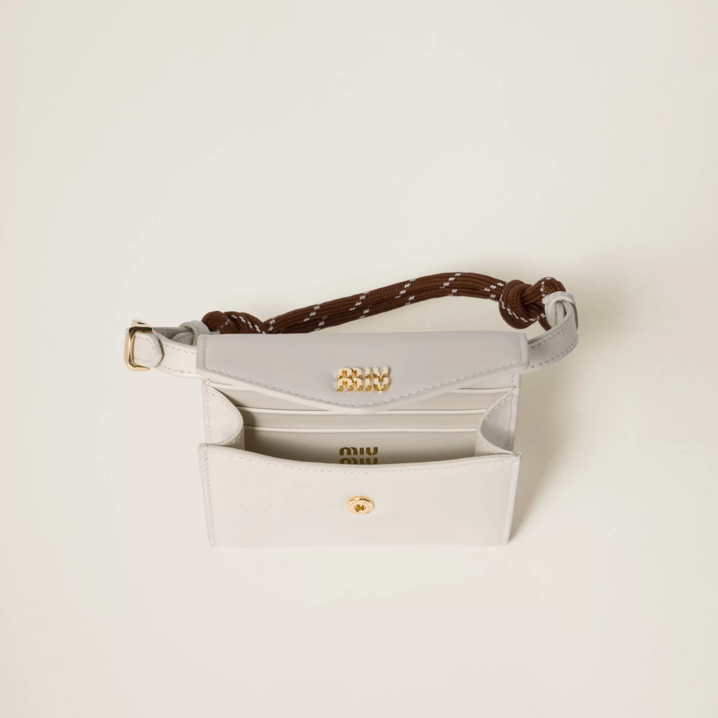 Leather shoulder wallet>Miu Miu Best Sale