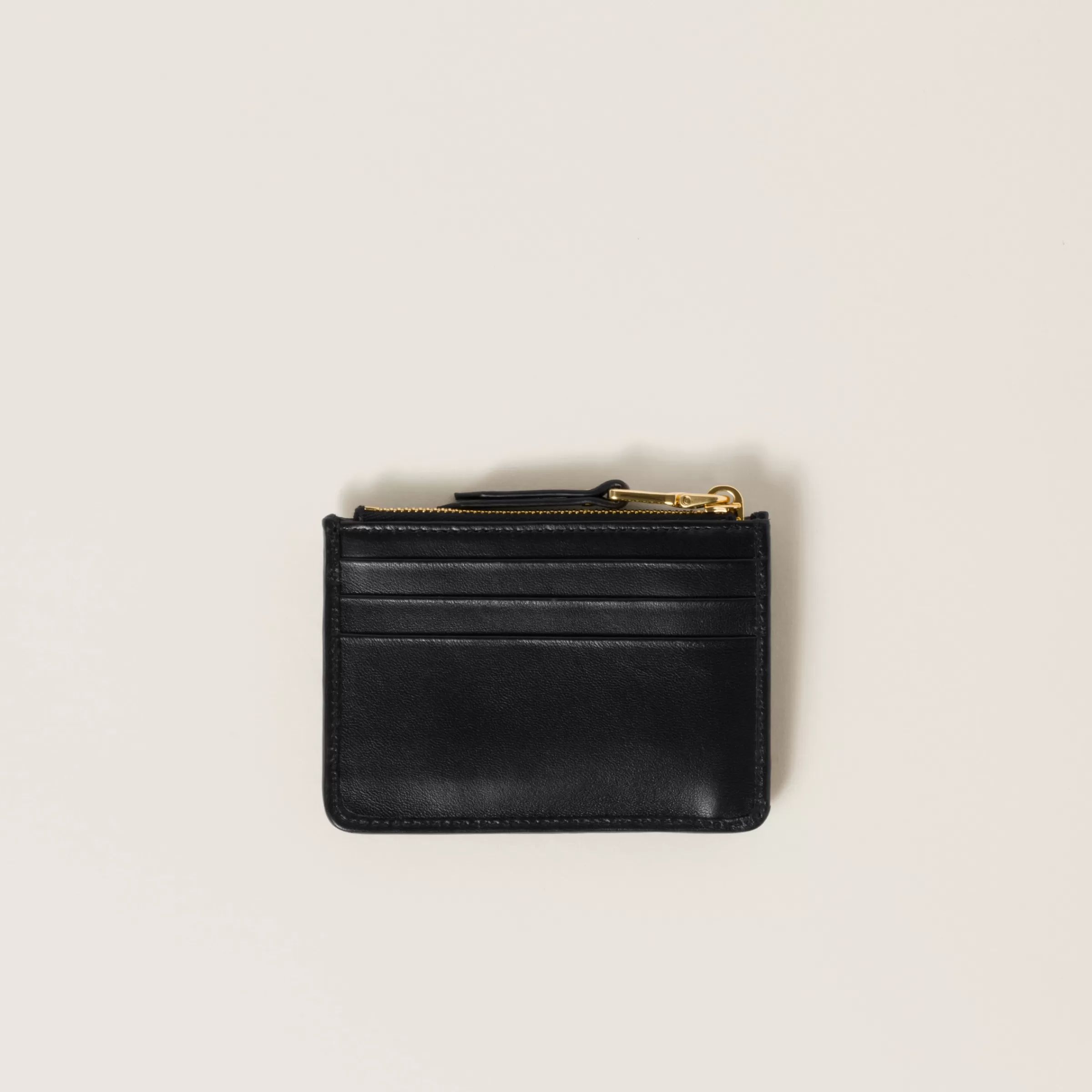 Matelassé nappa leather card holder>Miu Miu Hot