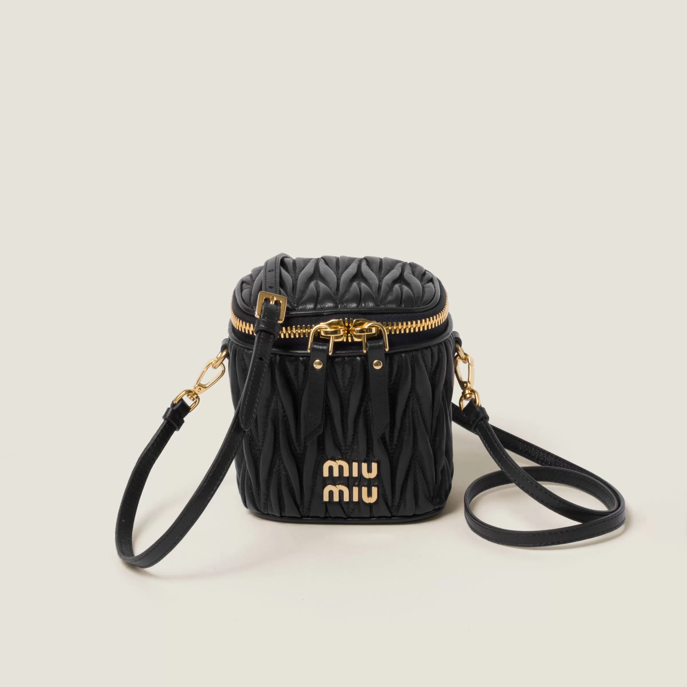 Matelassé nappa leather micro bag>Miu Miu Store