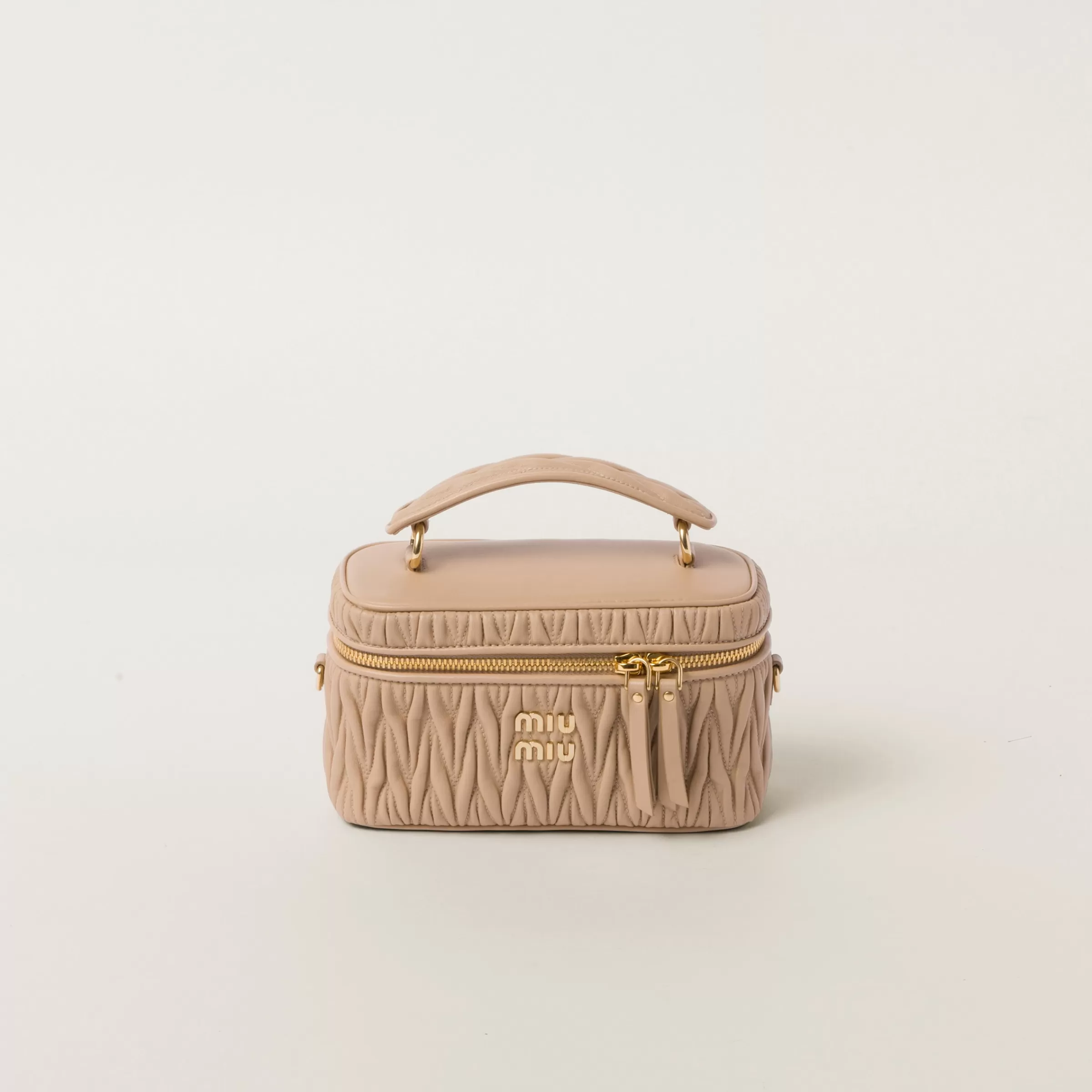 Matelassé nappa leather shoulder bag>Miu Miu Cheap